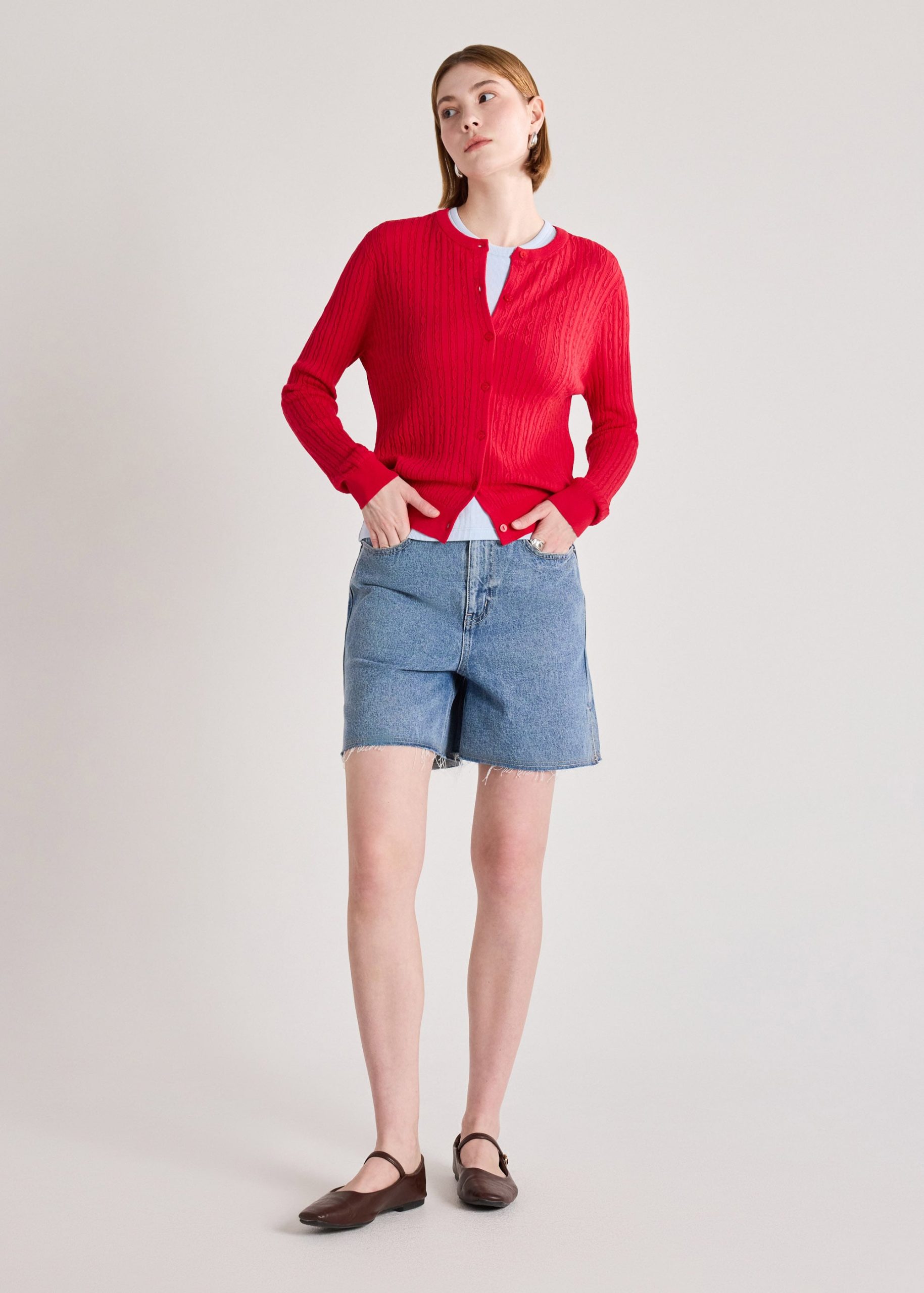 Cable Knit Cardigan - Image 20