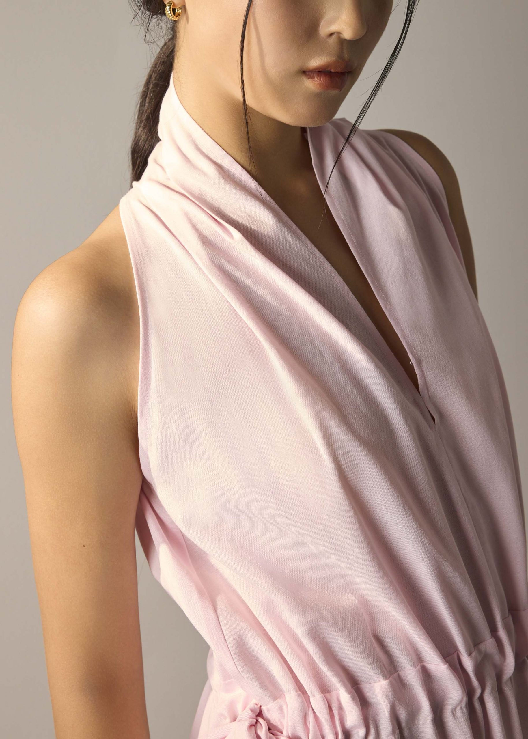 Fit & Flare Dress With Sash Tie - Image 13