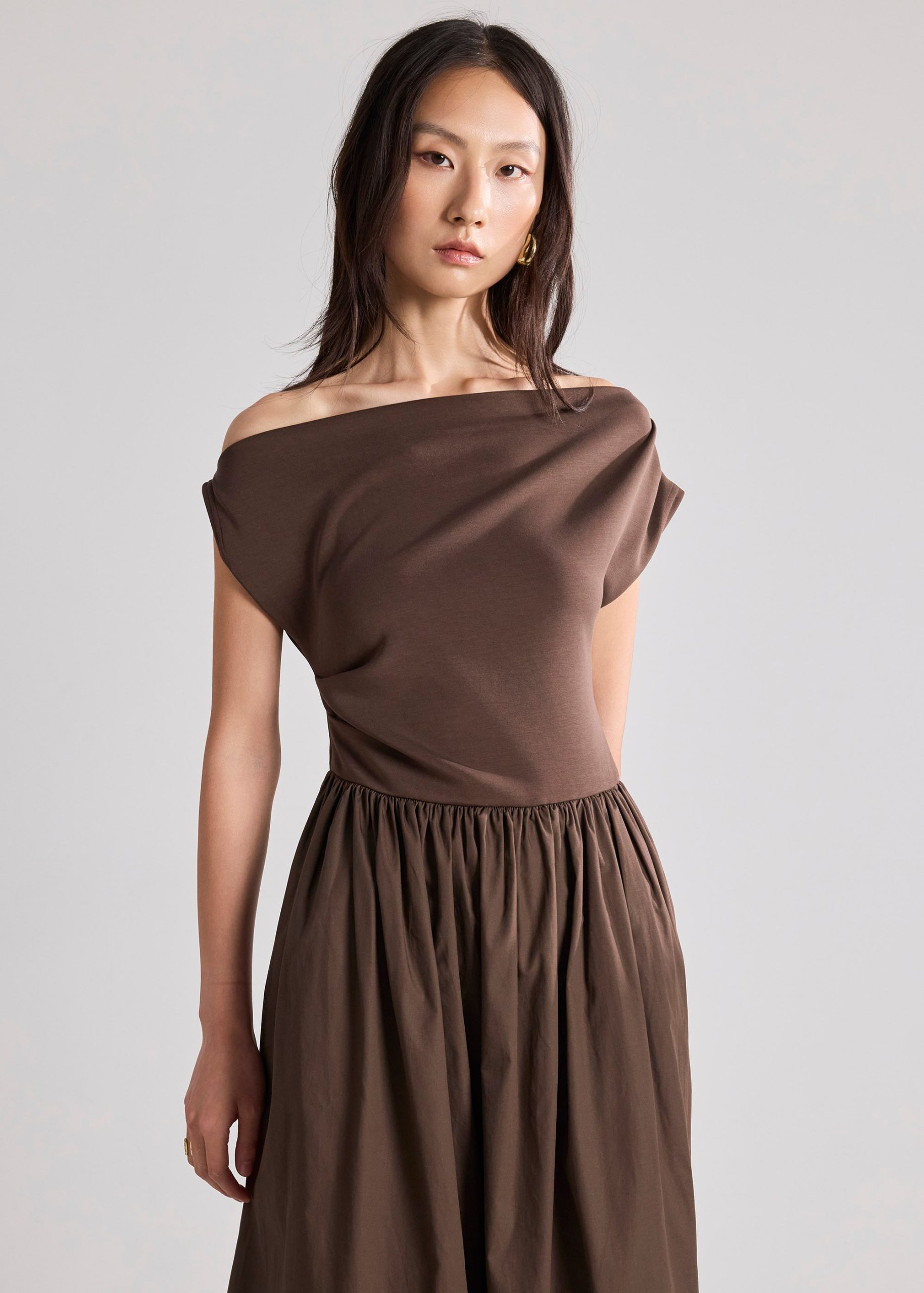 Asymmetric Fit & Flare Midaxi Dress - Image 14