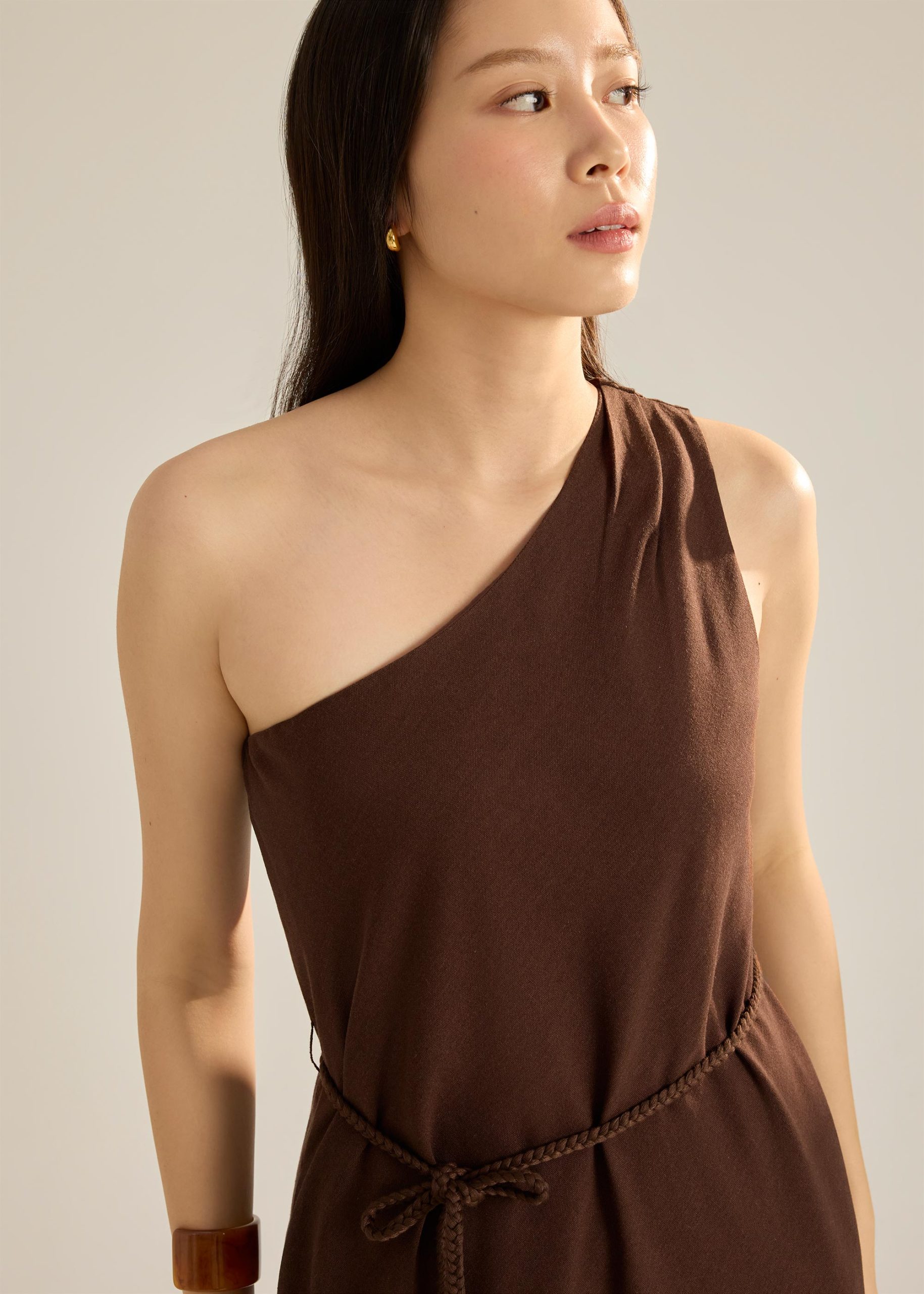 Toga Maxi Dress With Sash Tie - Image 7