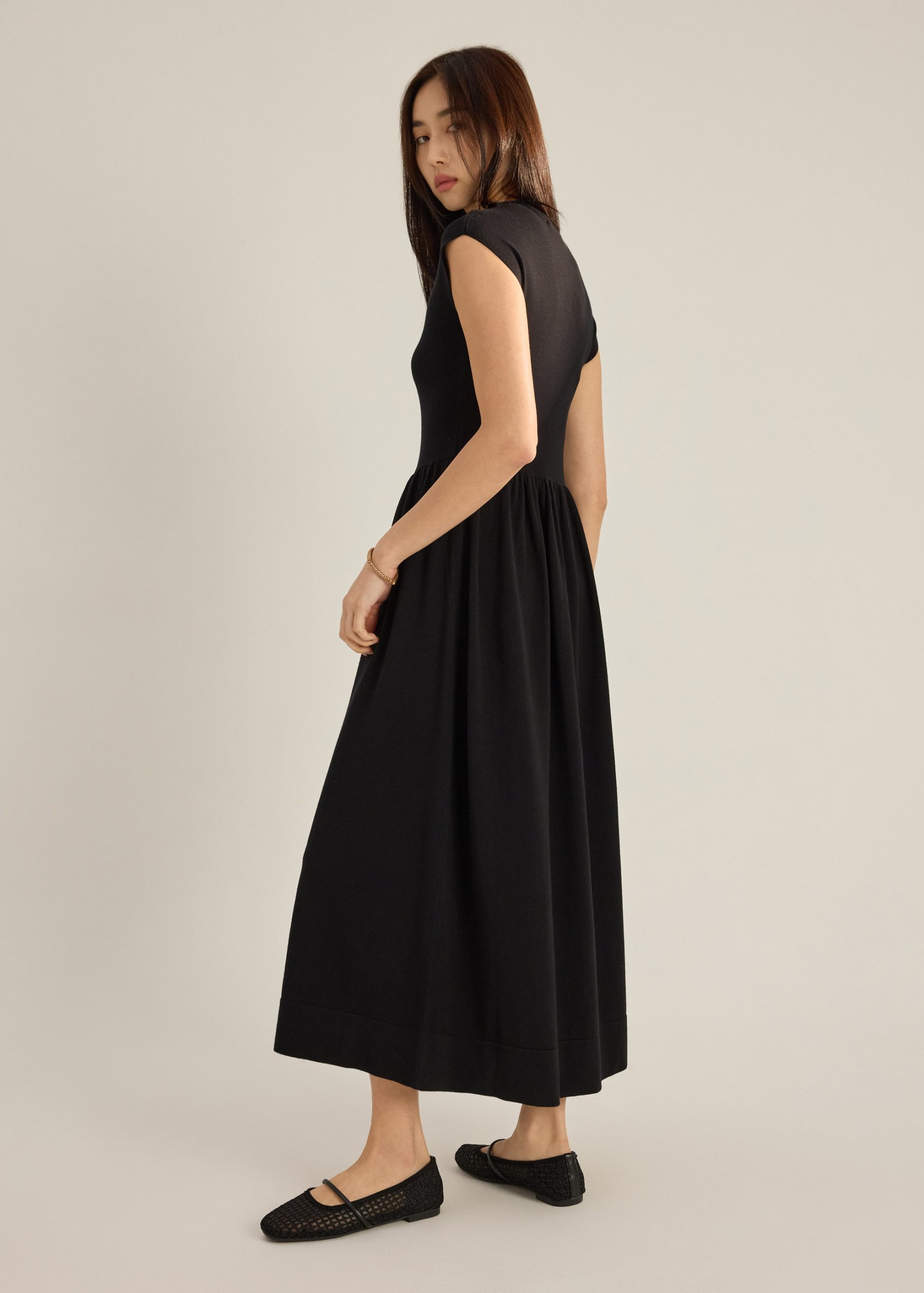 Huan Knit Fit & Flare Dress - Image 7