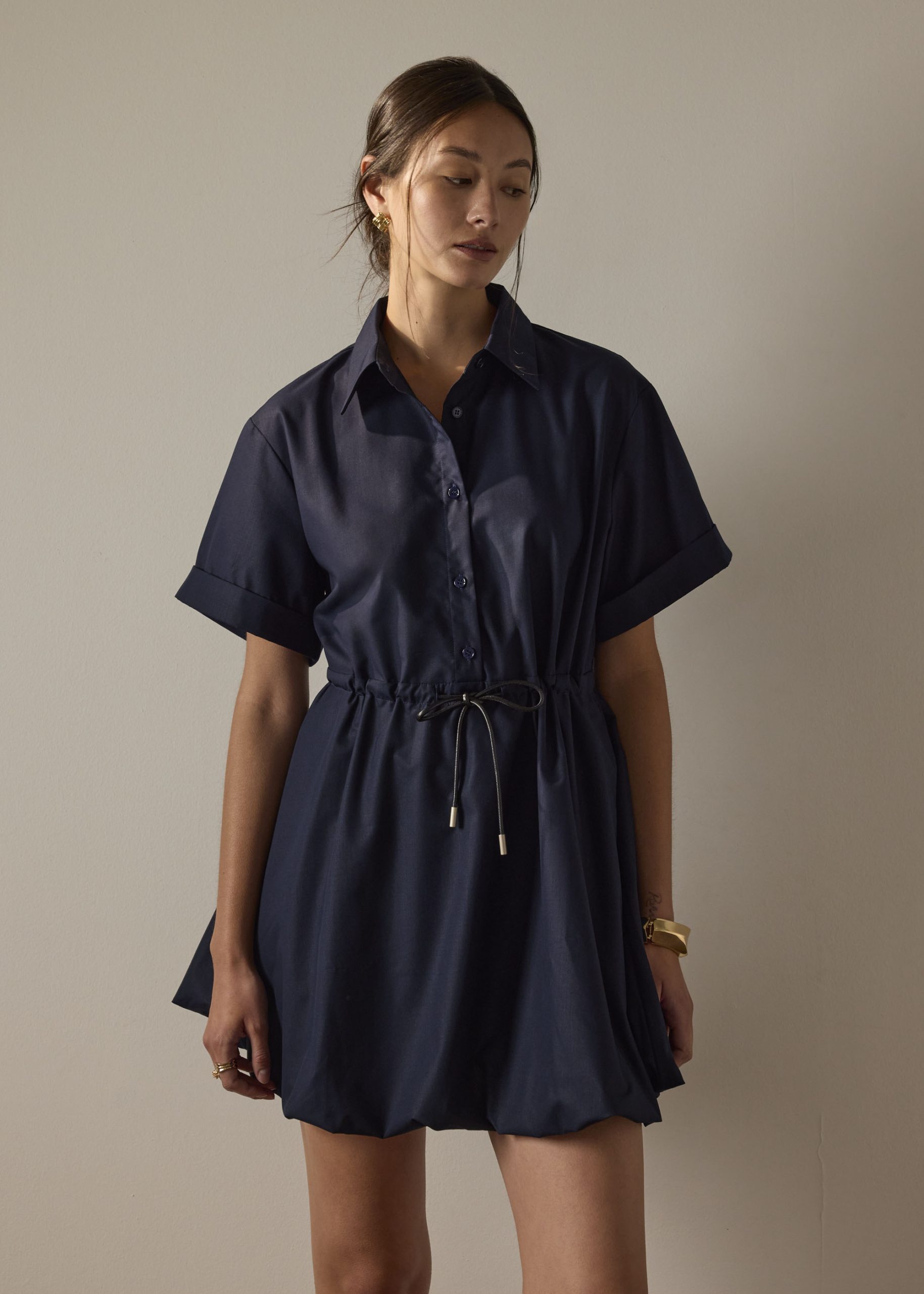 Fit & Flare Mini Dress With Belt - Image 5