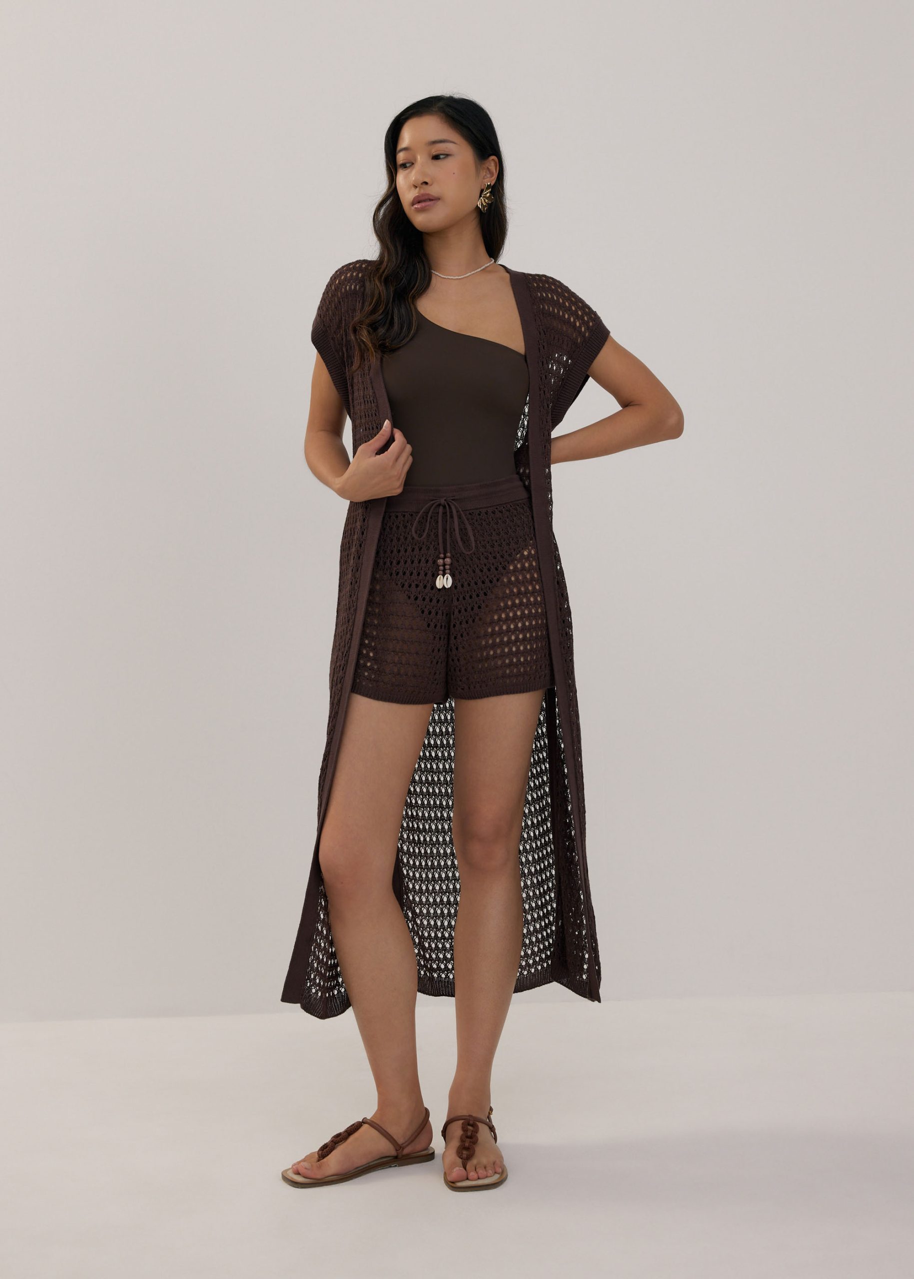 Openwork Knit Multi-way Midaxi Dress - Image 8