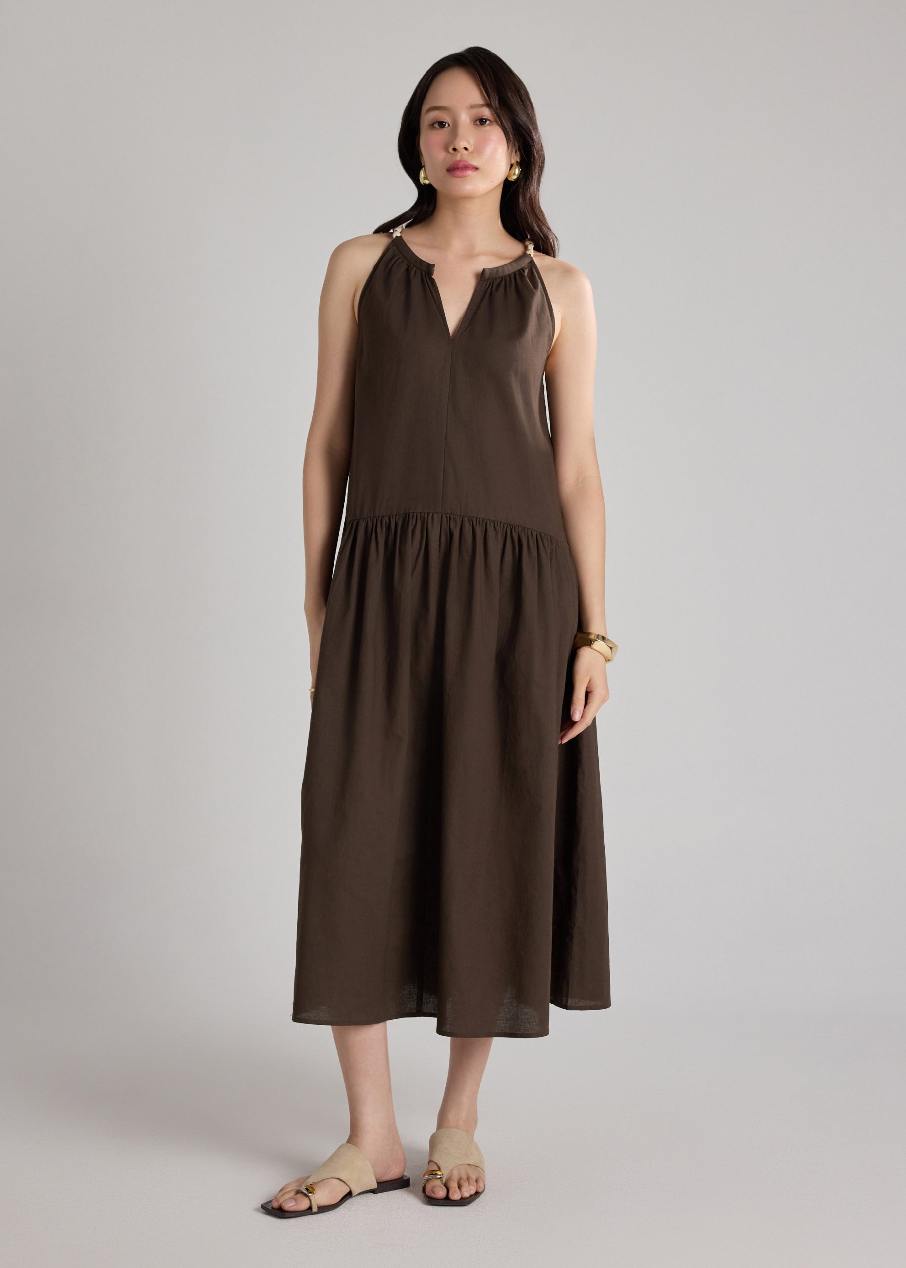 Coastal Beads Trapeze Dress - Image 8
