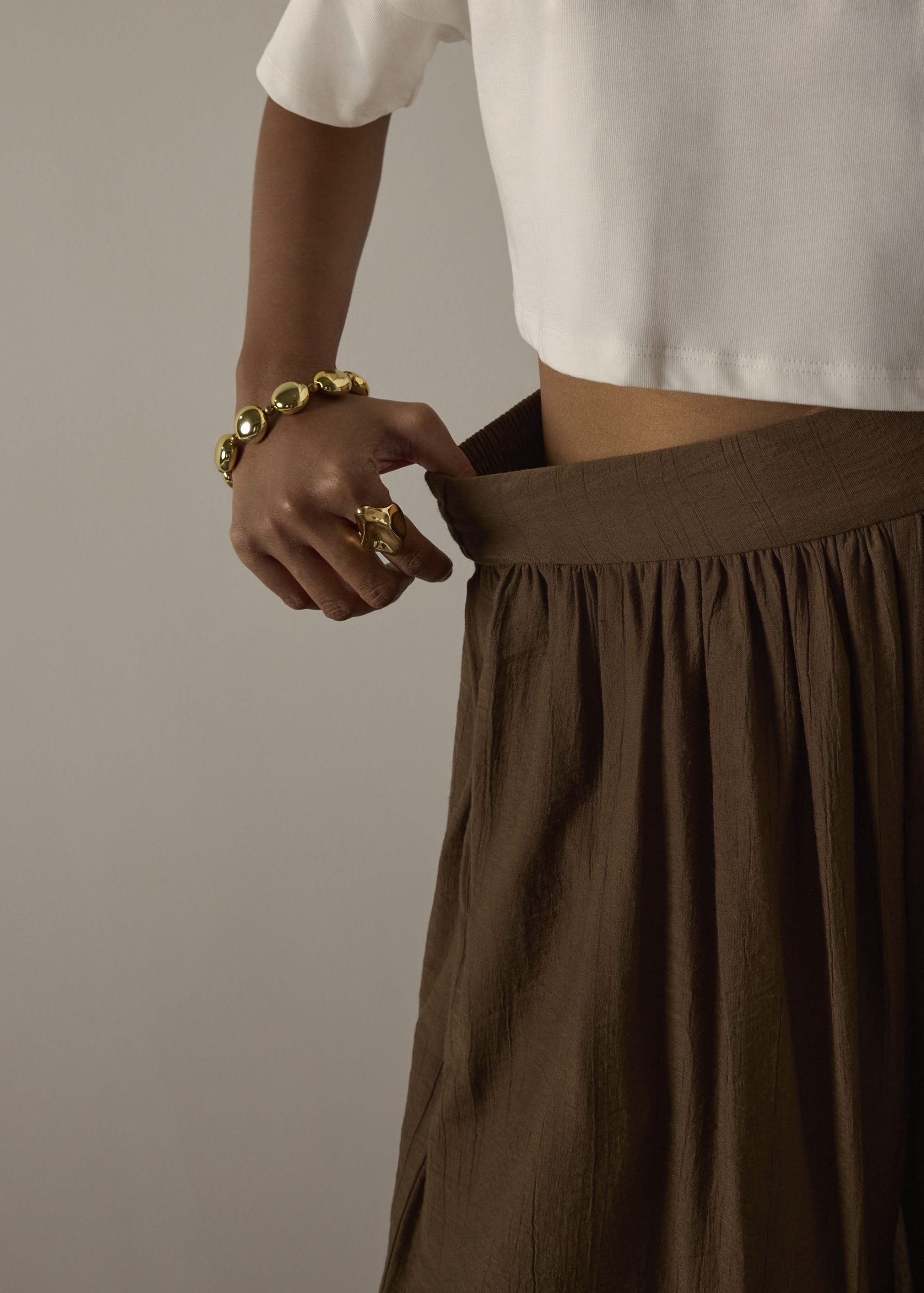 Cuffed Hem Cocoon Pants - Image 19