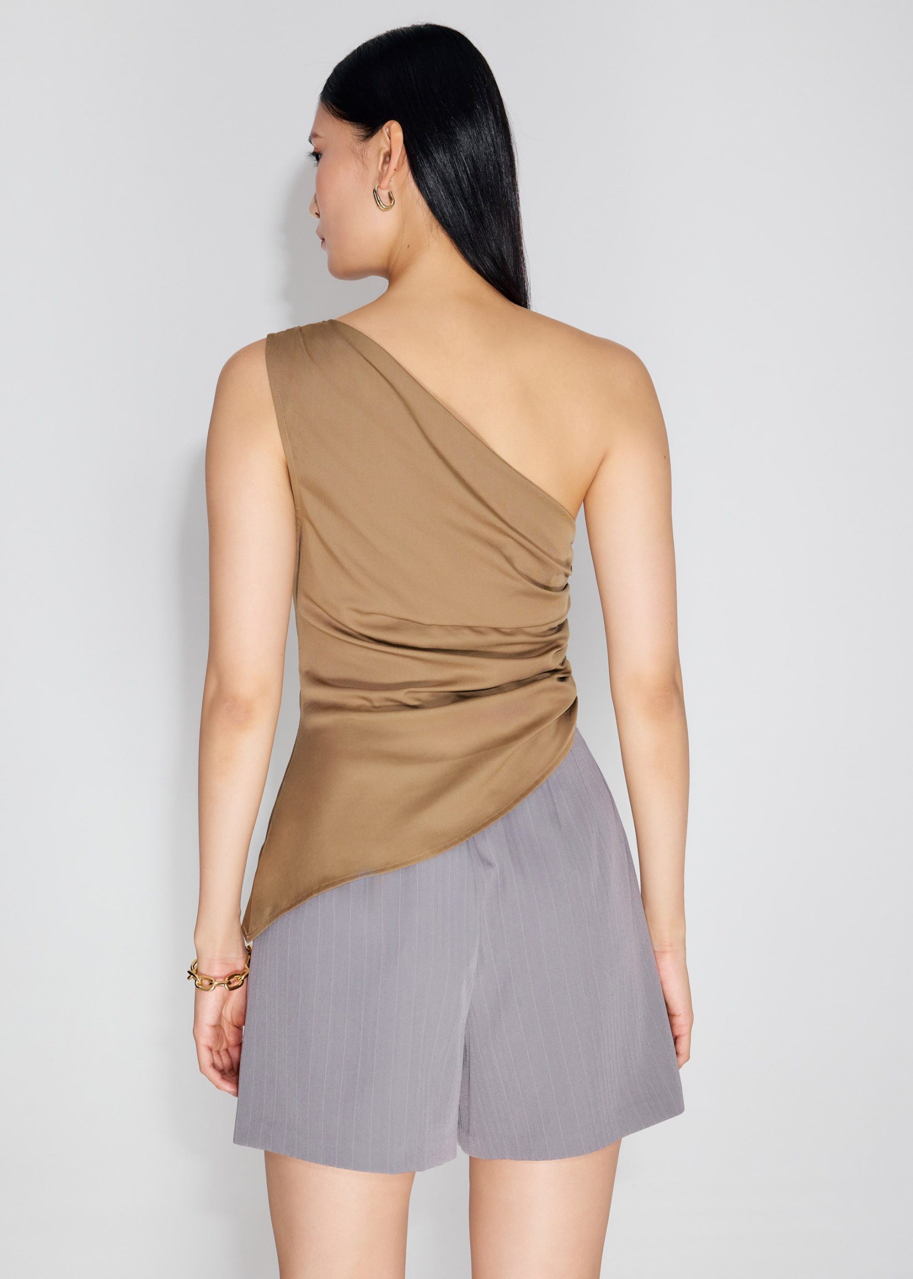 Tencel Ruched Toga Top - Image 10
