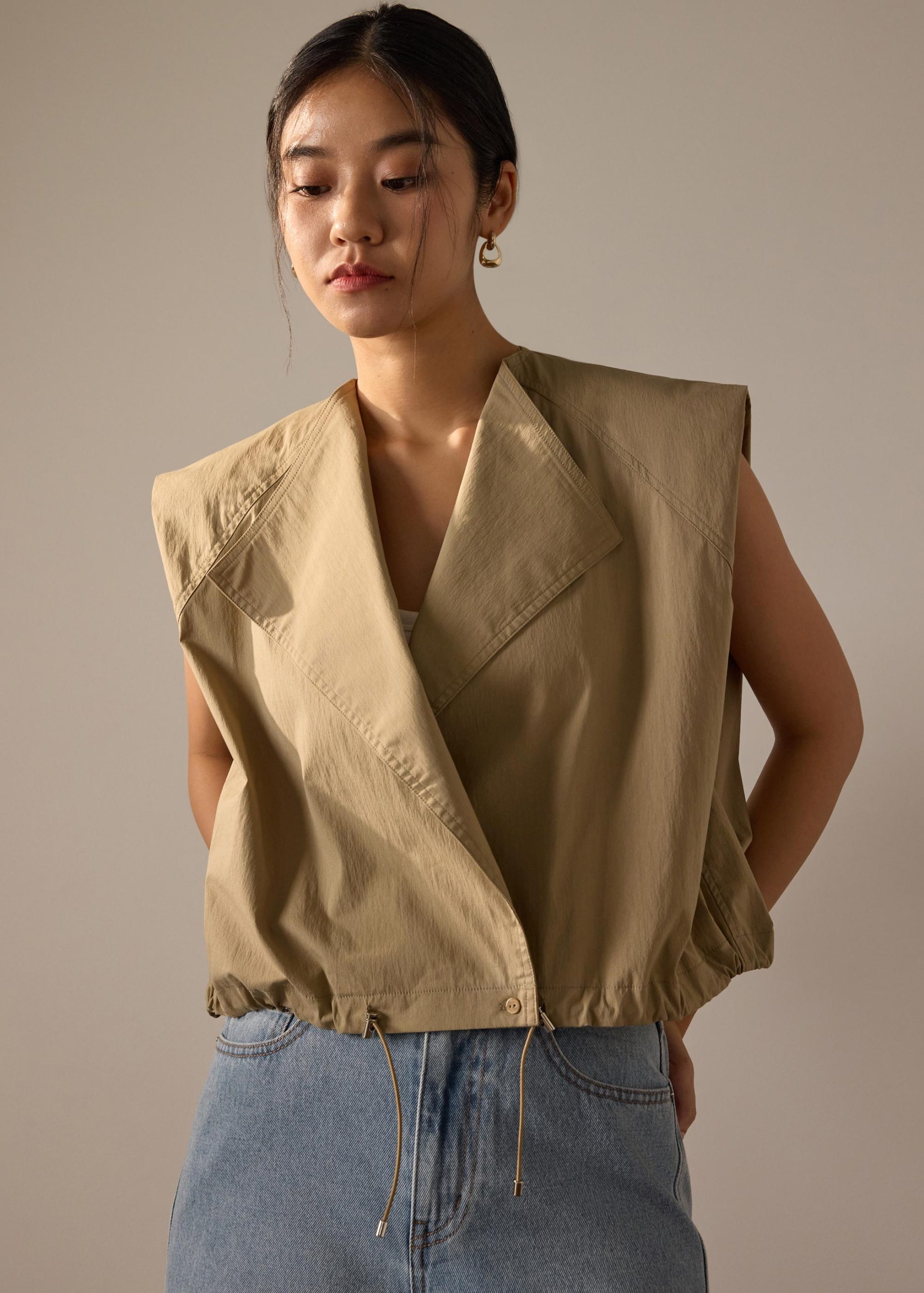 Oversized Collared Vest - Image 14