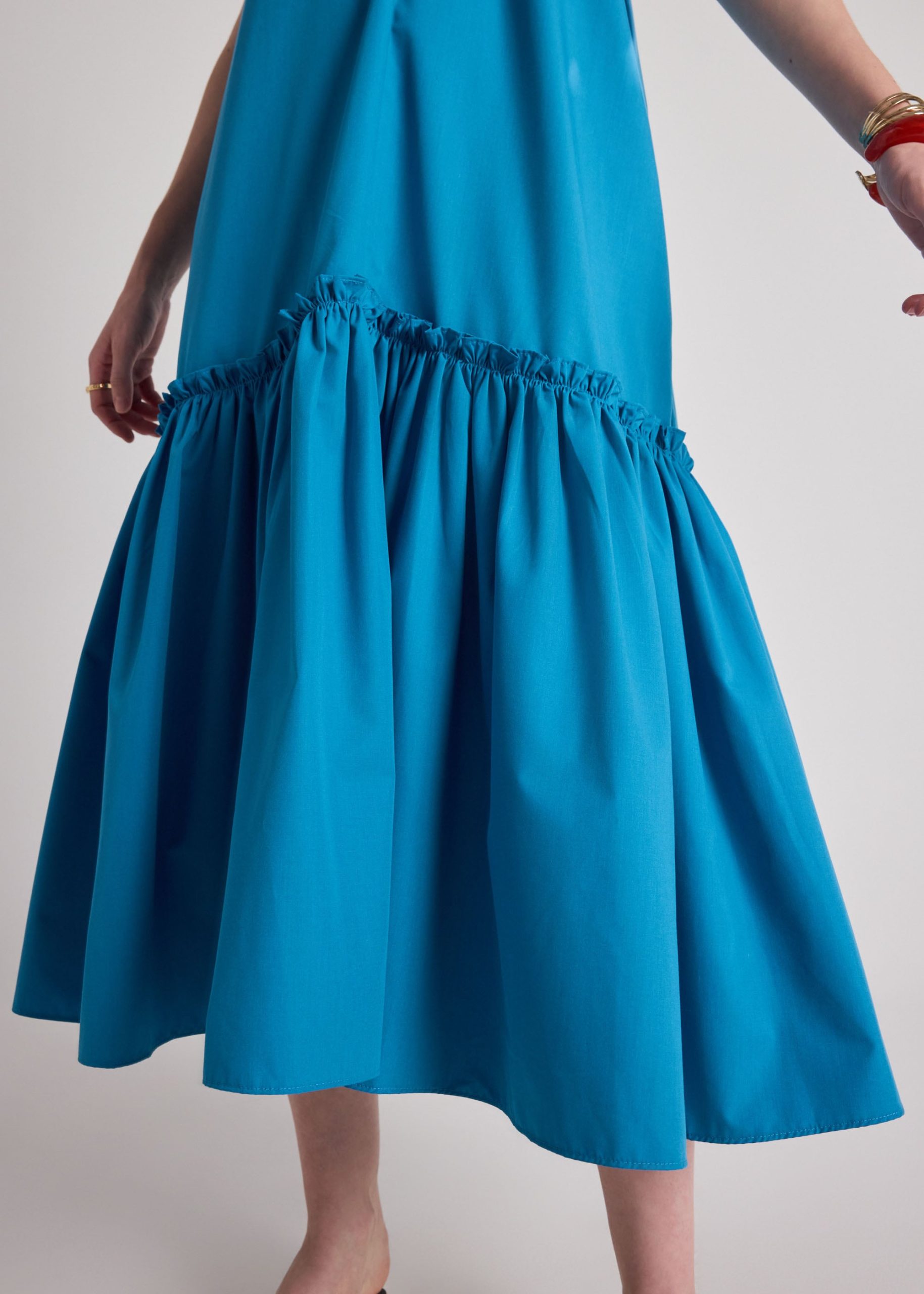 V-neck Trapeze Dress - Image 13