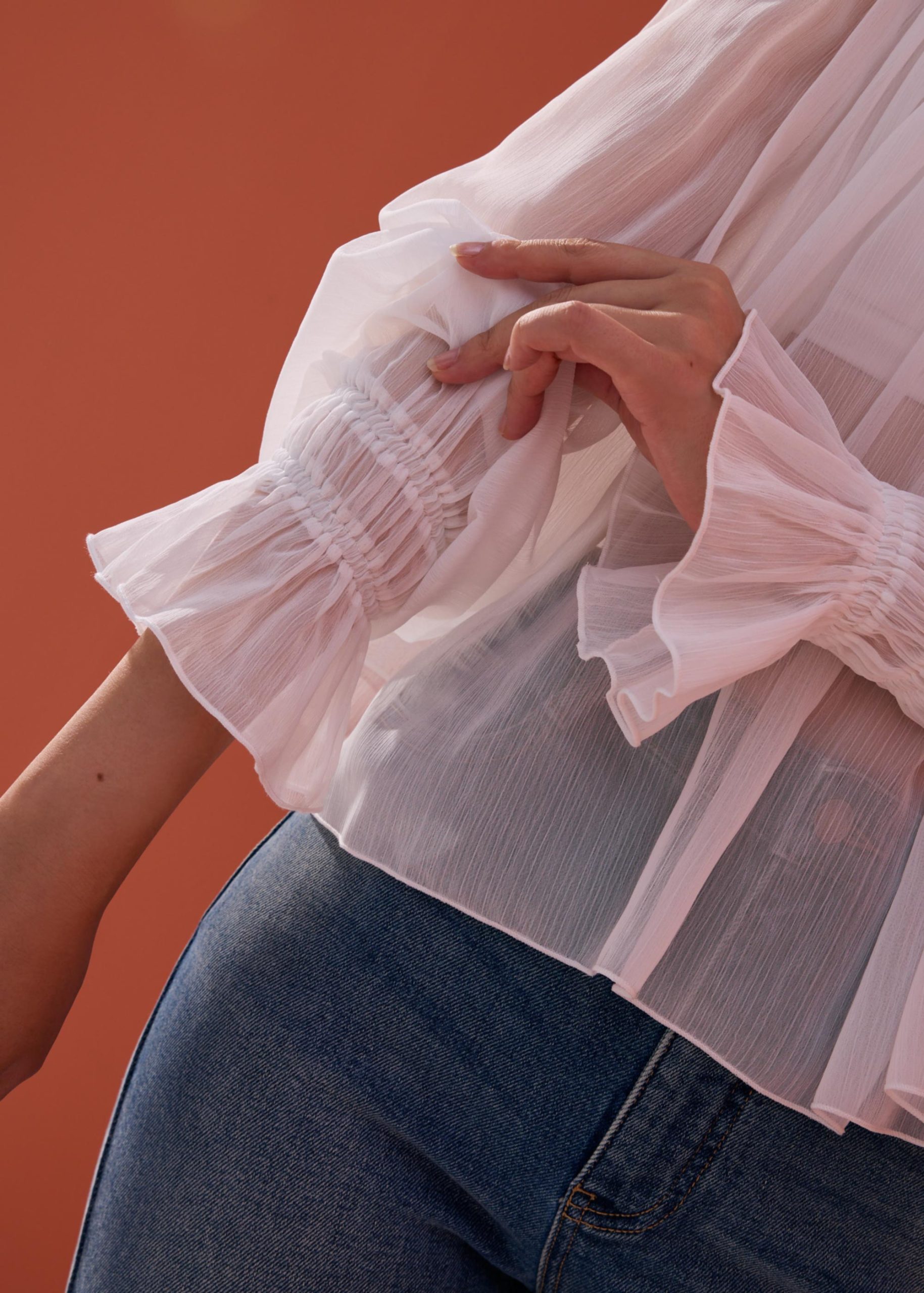 Sheer Poet Blouse - Image 14