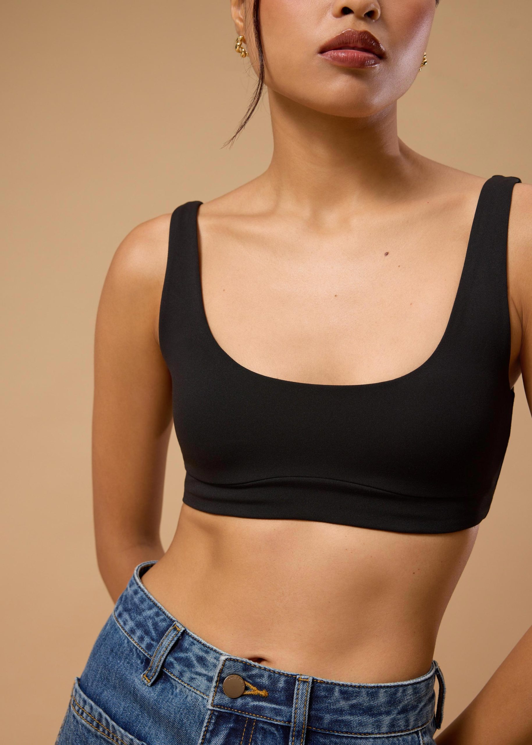 BraFree by LB Jersey Scoop Neck Bra Top - Image 2
