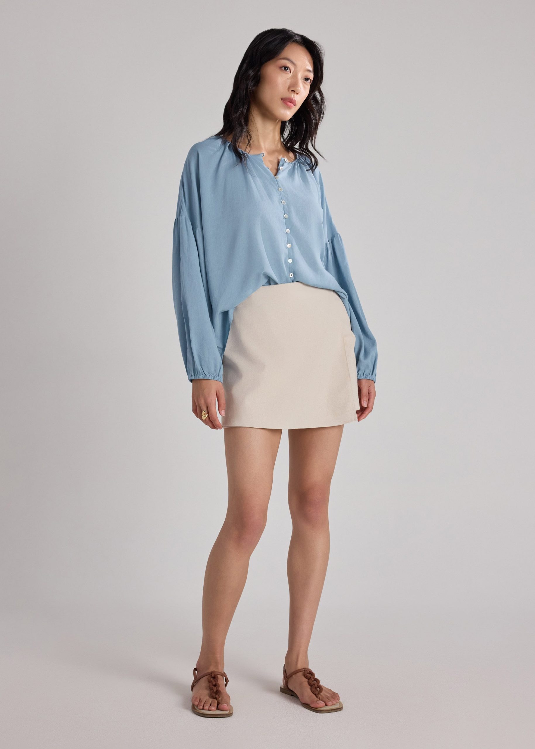 Relaxed Poet Sleeve Blouse - Image 9