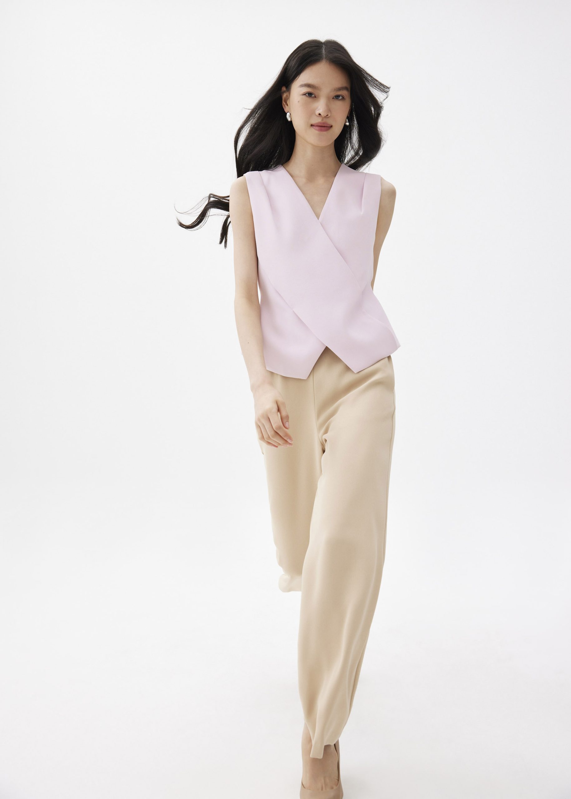 Mae Tailored Cross Over Top - Image 22