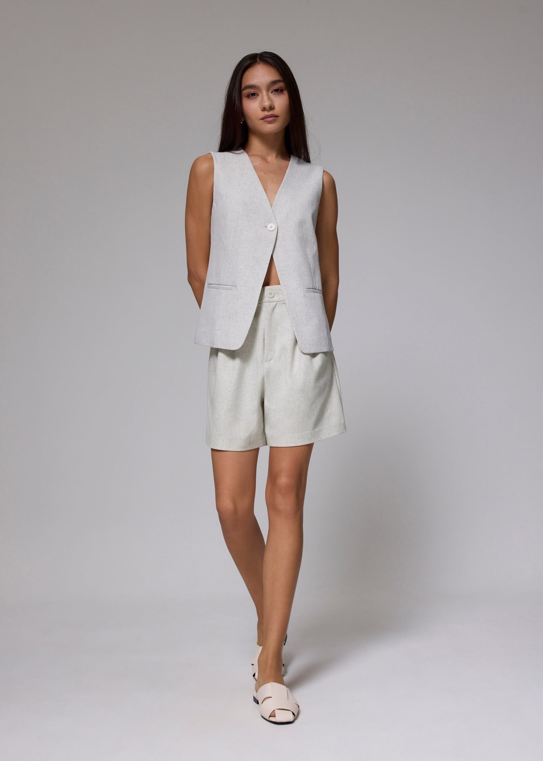 High Waist A-line Shorts - Image 3