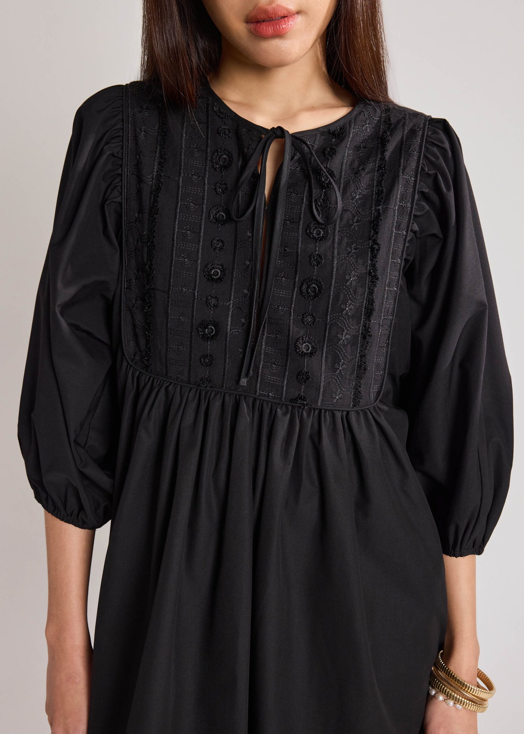 Poplin Babydoll Dress - Image 6