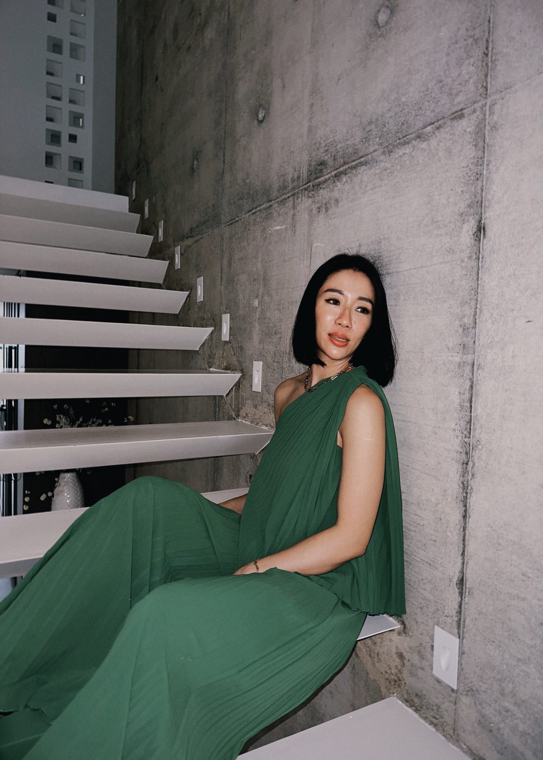 Wei Sunray Pleated Toga Top - Image 33