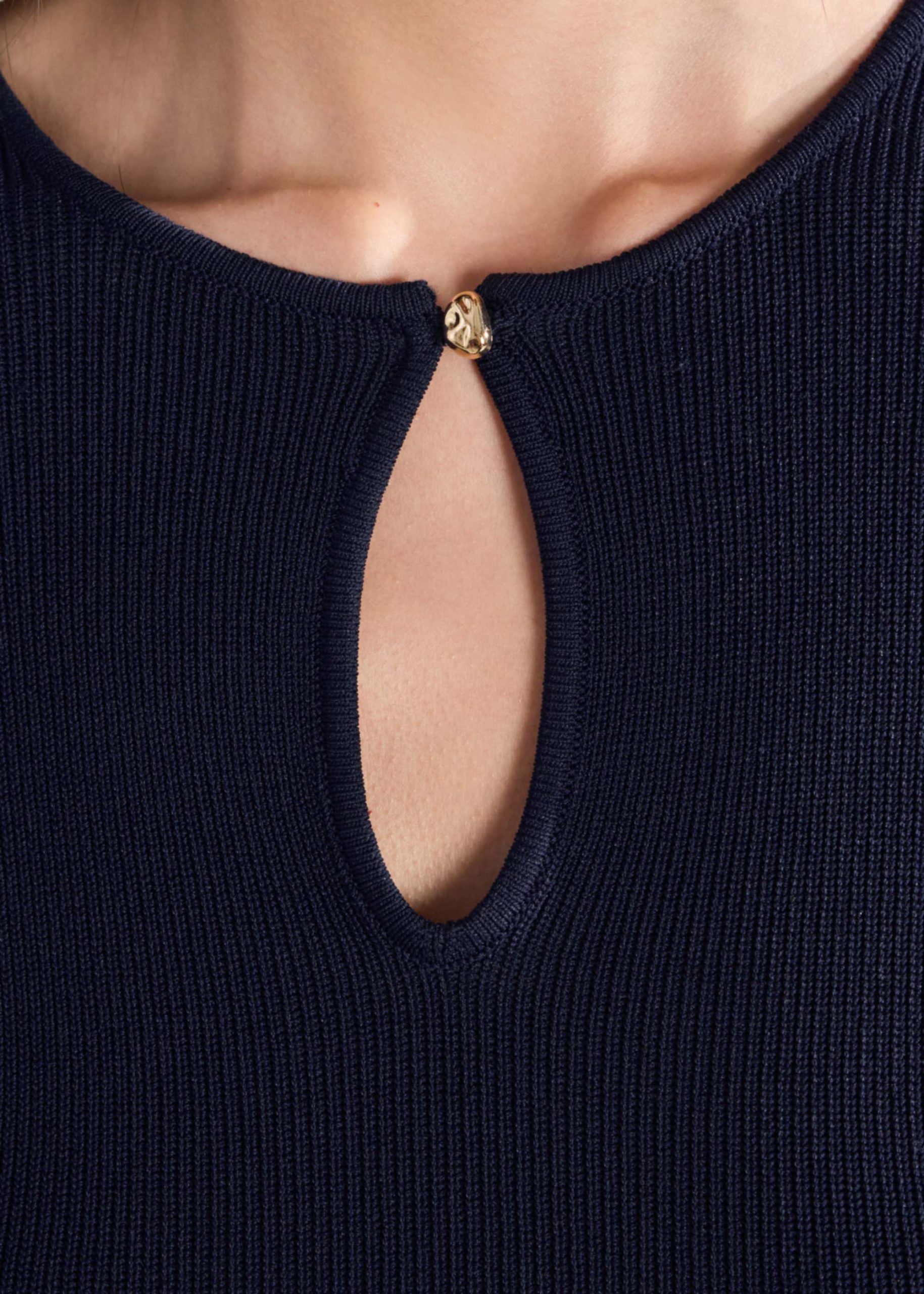 Knit Keyhole Top - Image 4