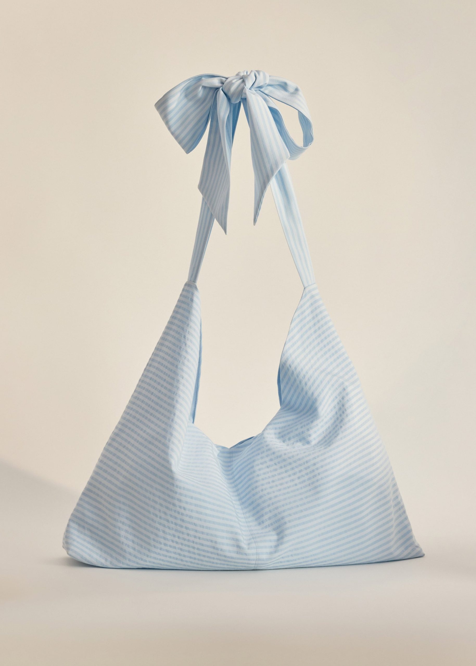 Striped Adjustable Tote Bag - Image 3