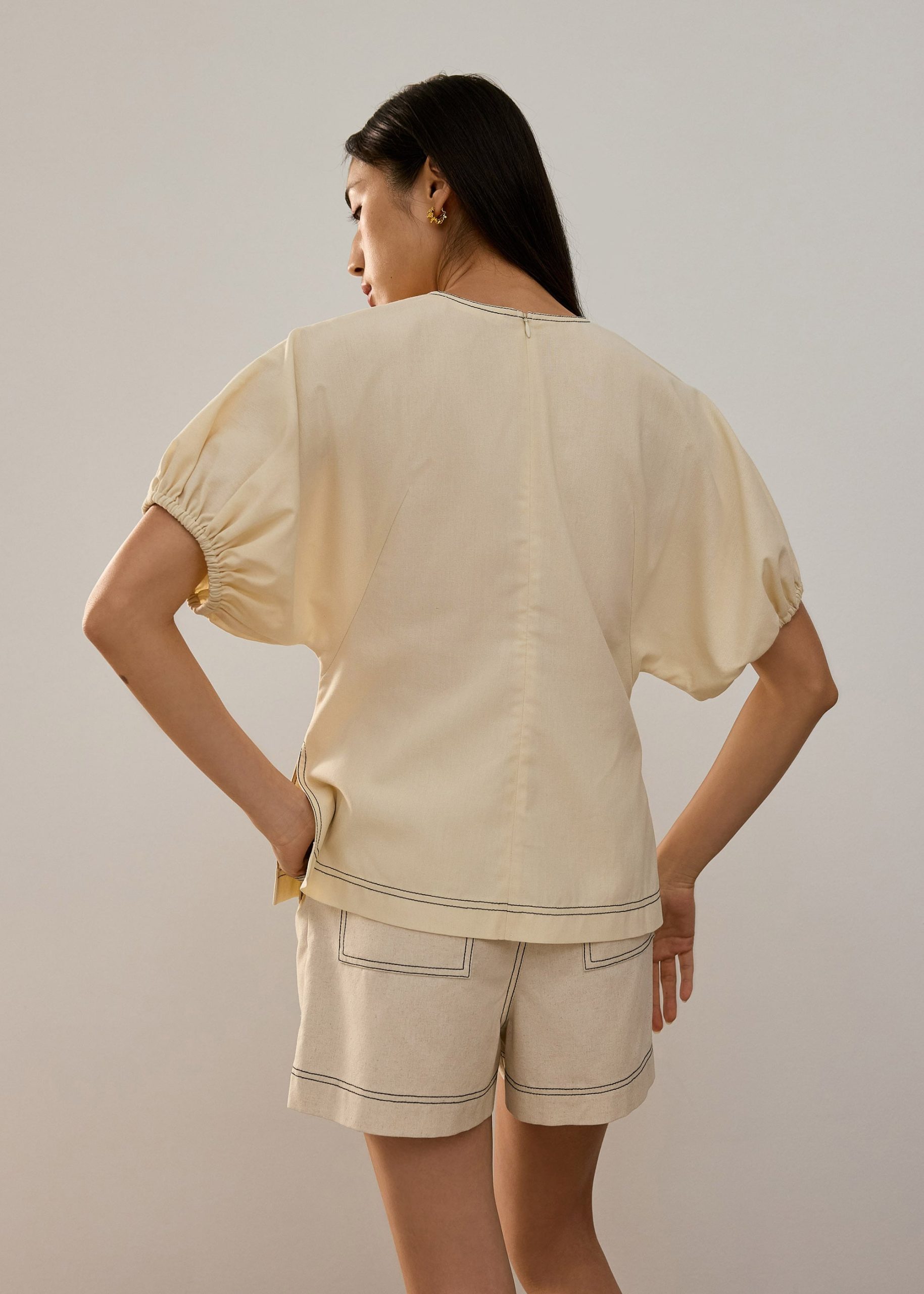 Round Neck Batwing Tunic Top - Image 8