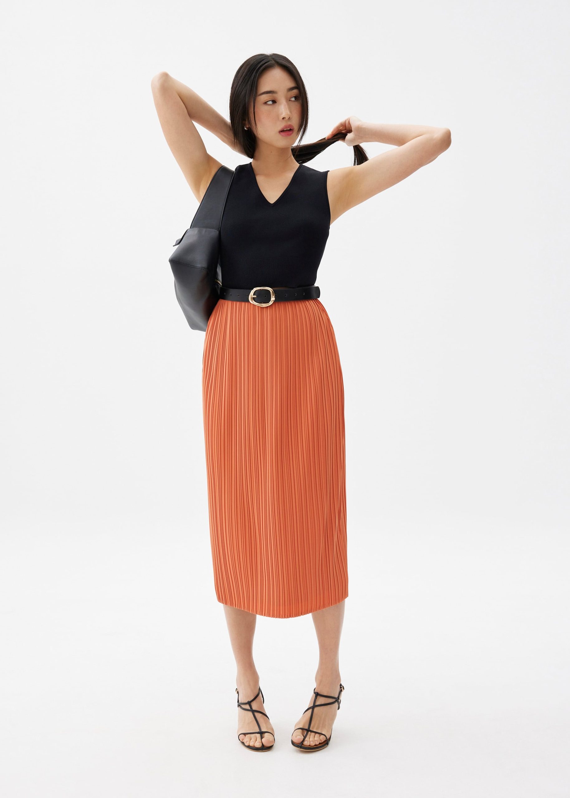 Gym Pleated Column Midi Skirt - Image 25