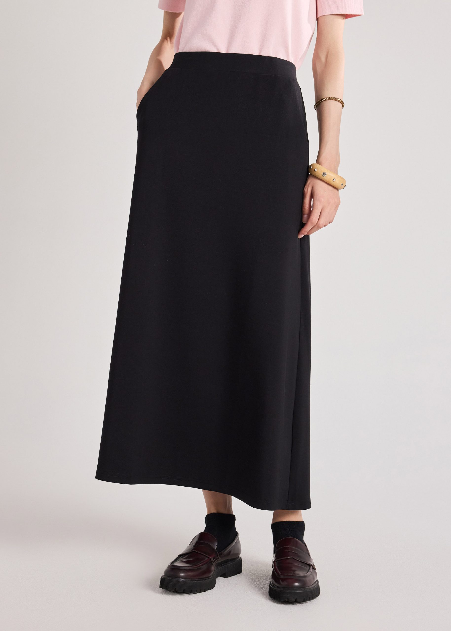 Neoprene A-line Skirt - Image 3