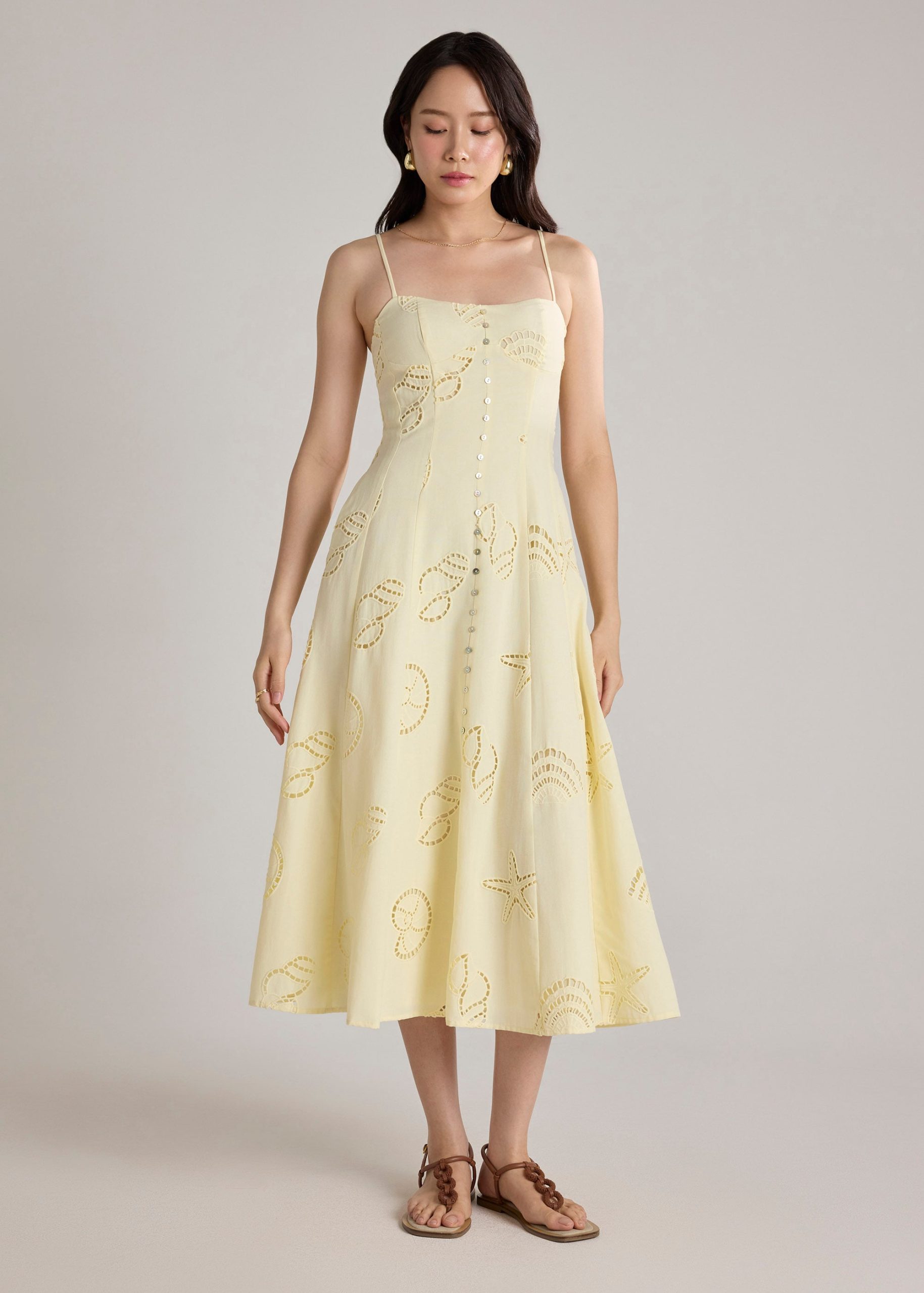 BraFree by LB Sweetheart Dress in Tidal Escape Broderie - Image 7