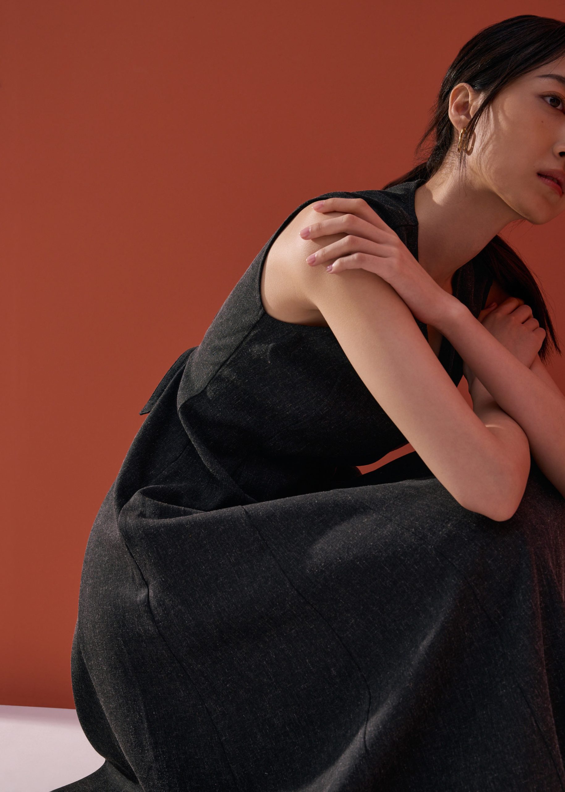 Nurin Panelled Fit & Flare Midaxi Dress - Image 8