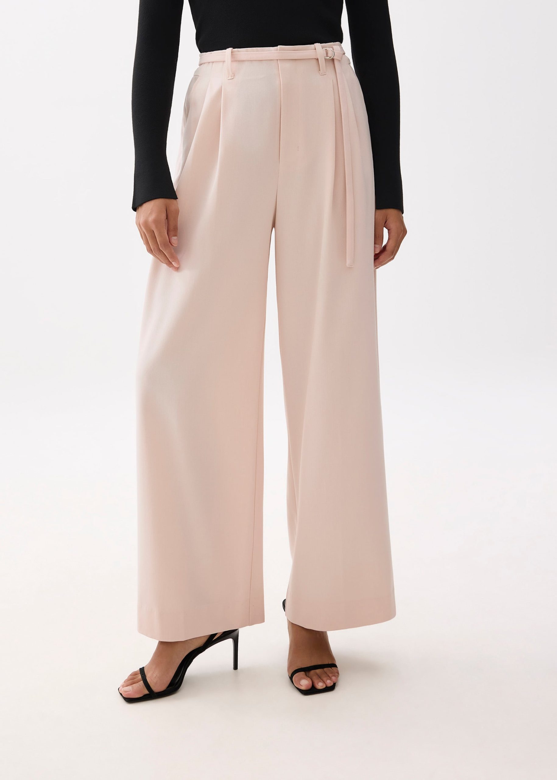 Leggy??Mayumi Elastic Pleated Wide Leg Pants - Image 4