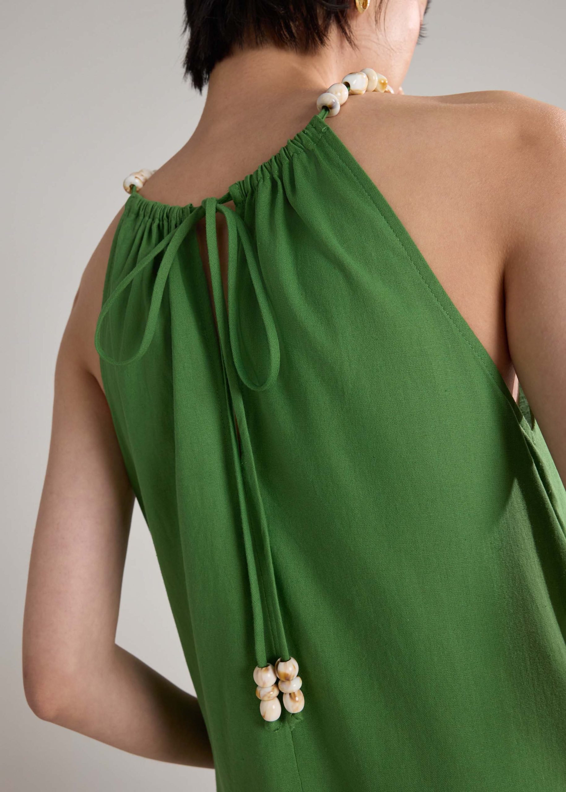 Coastal Beads Trapeze Dress - Image 4