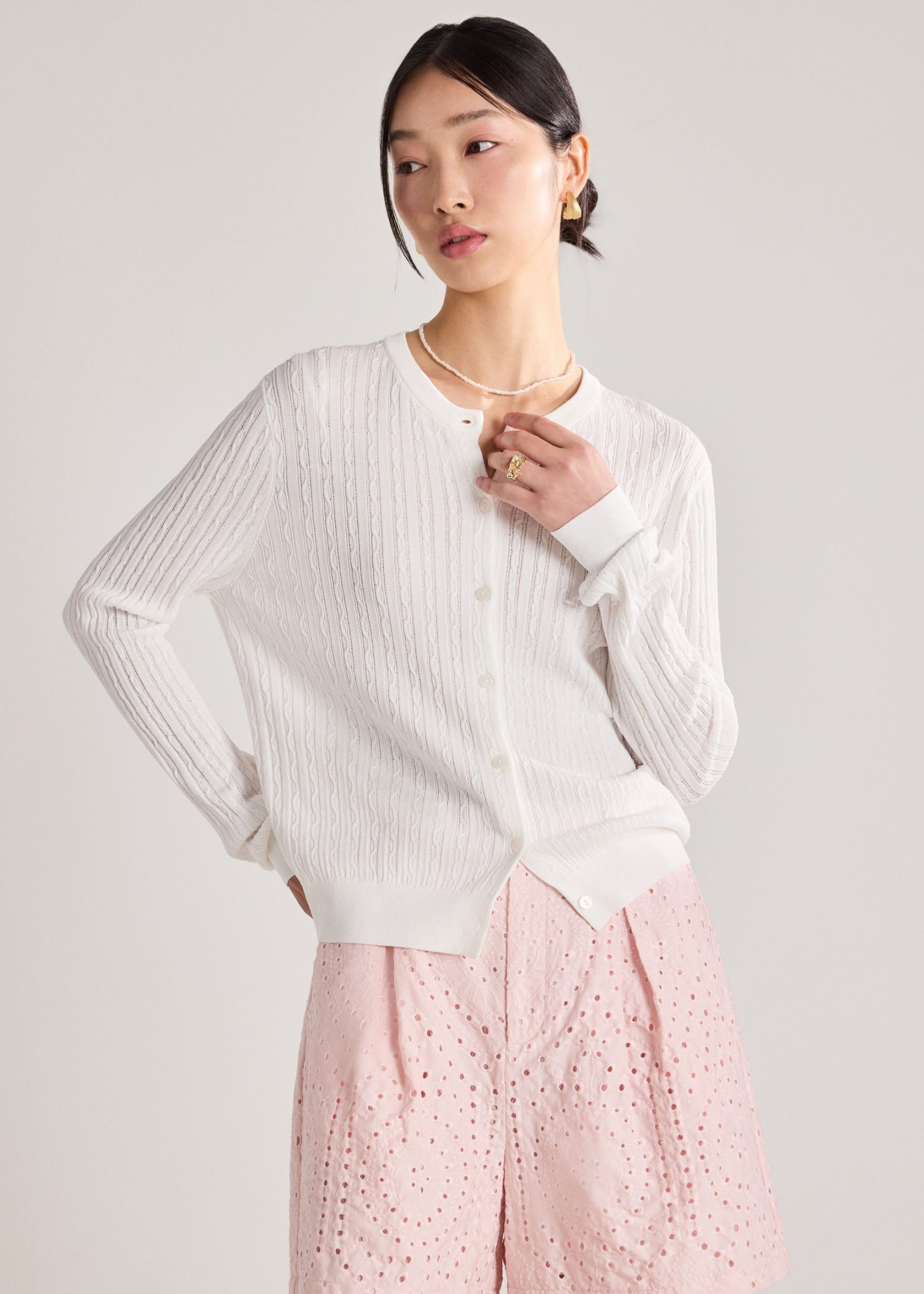 Cable Knit Cardigan - Image 12