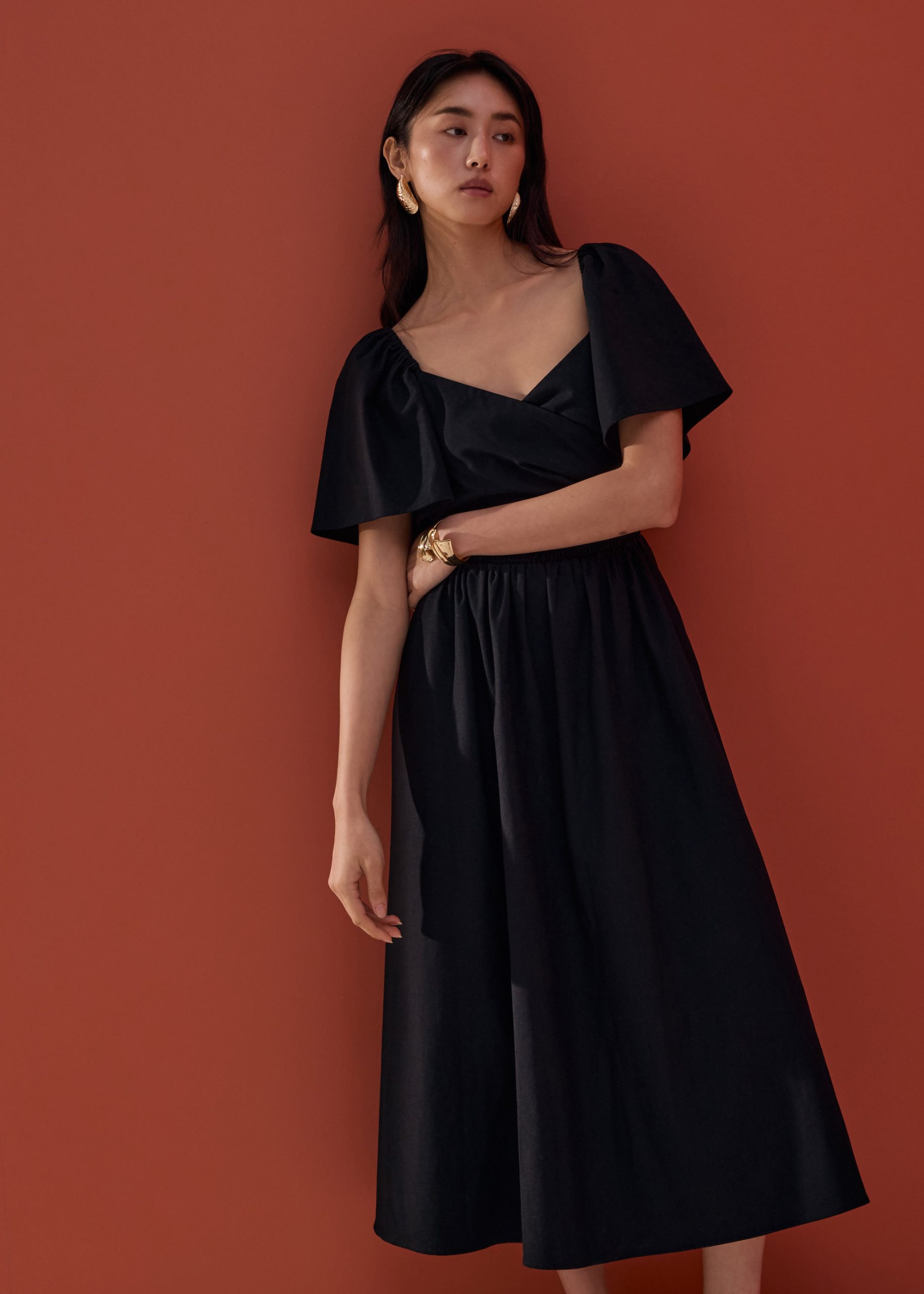 Reversible Bell Sleeve Fit & Flare Midaxi Dress - Image 4