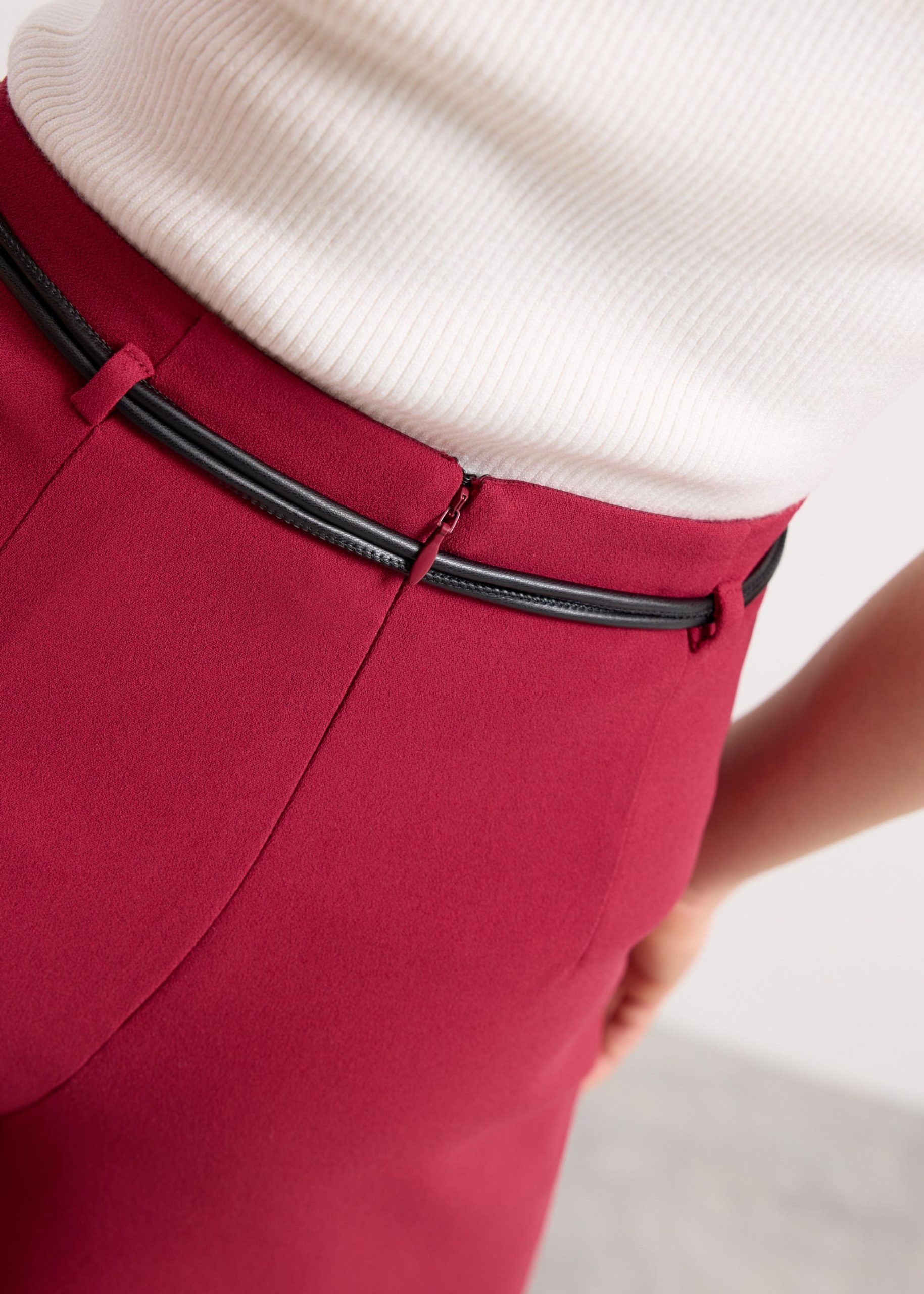 PETITE Leggy??Jules Tailored Crepe Palazzo Pants - Image 15