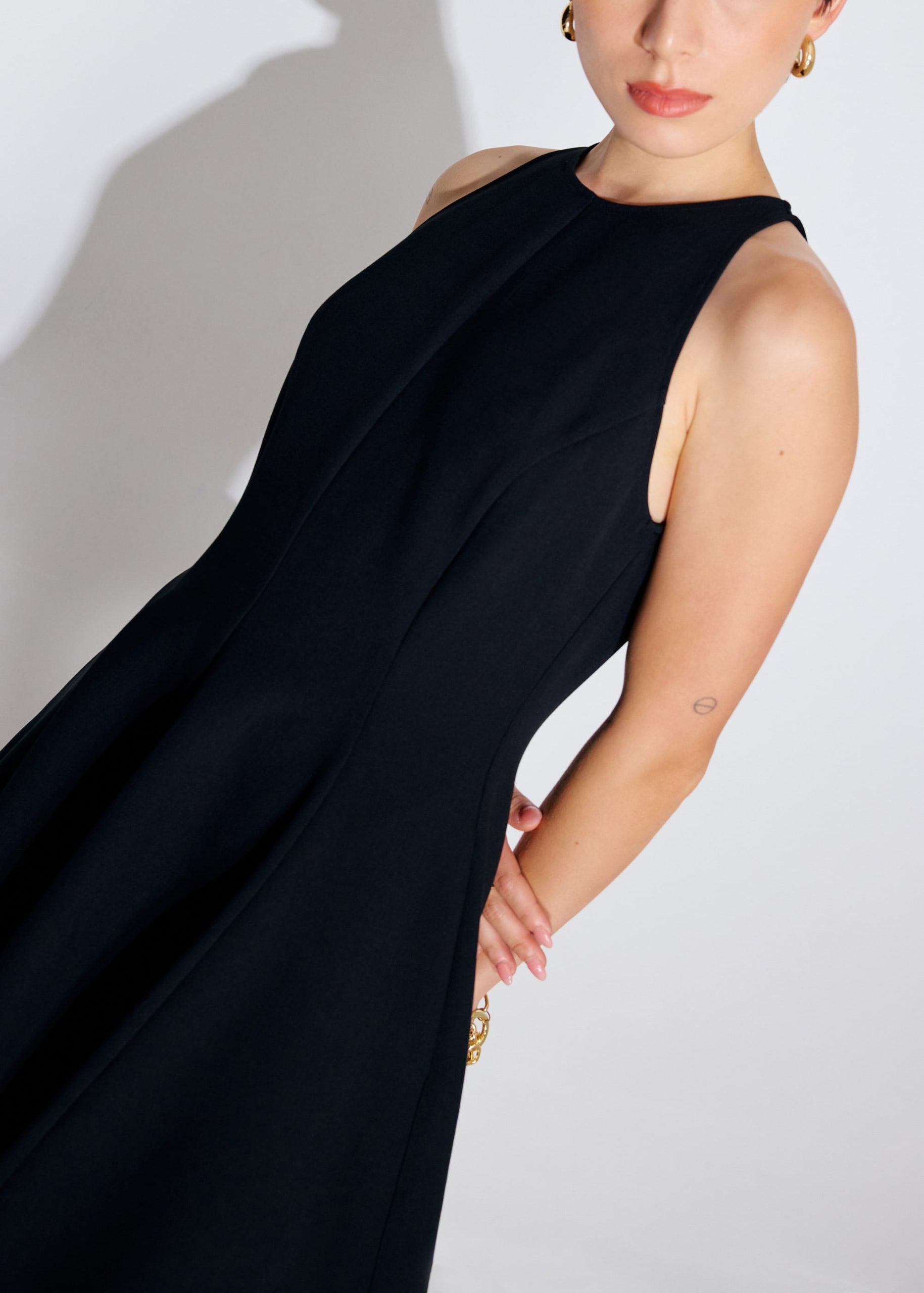 Nayana Round Neck Fit & Flare Mini Dress - Image 5