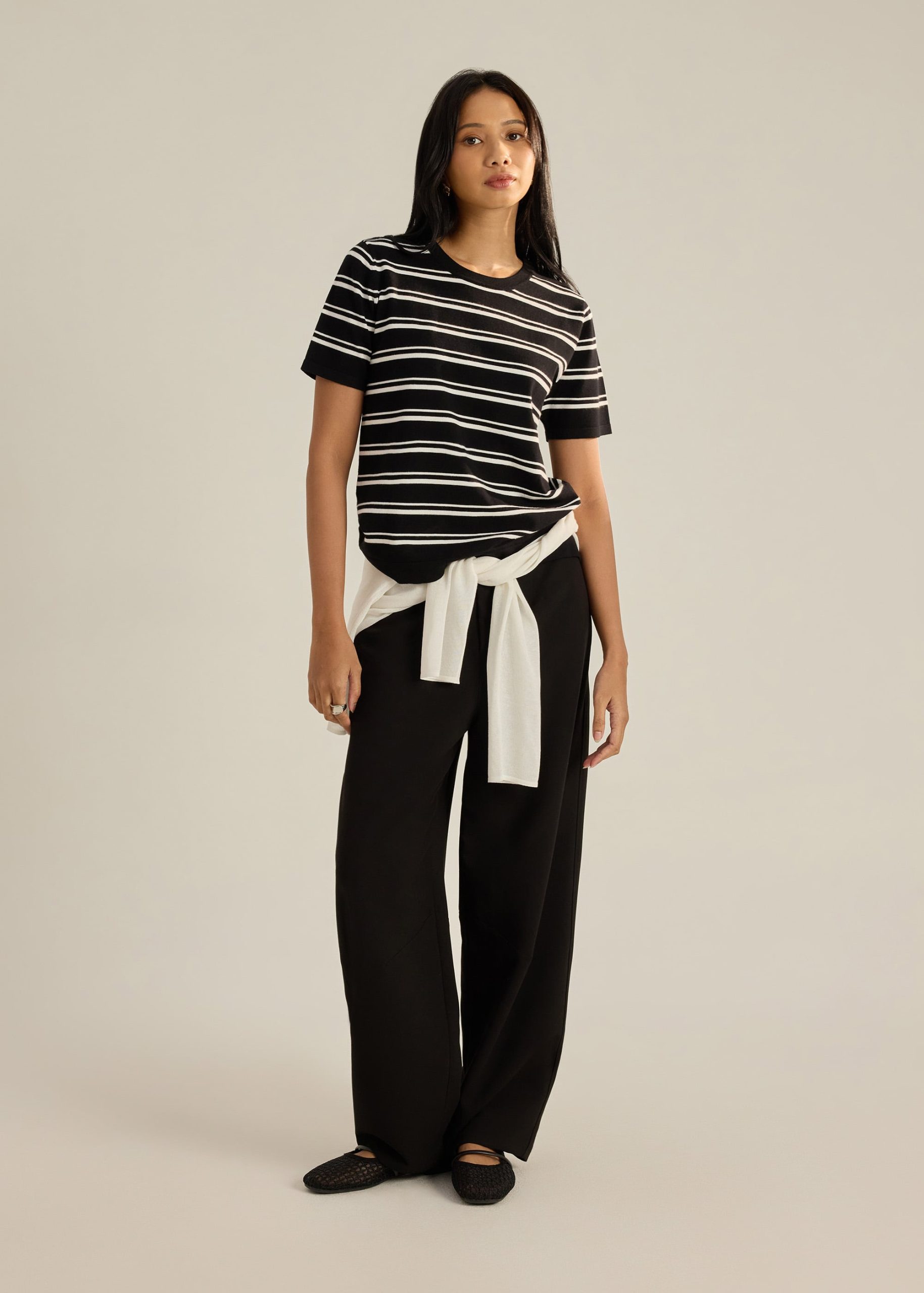 Alex Striped Knit Tee - Image 3