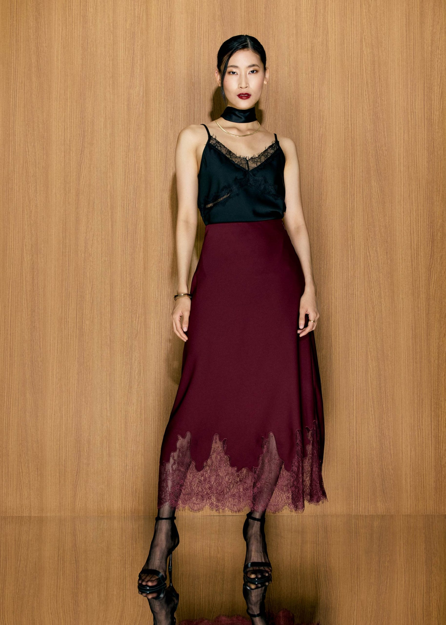 Lace Cut Out Camisole Top - Image 4