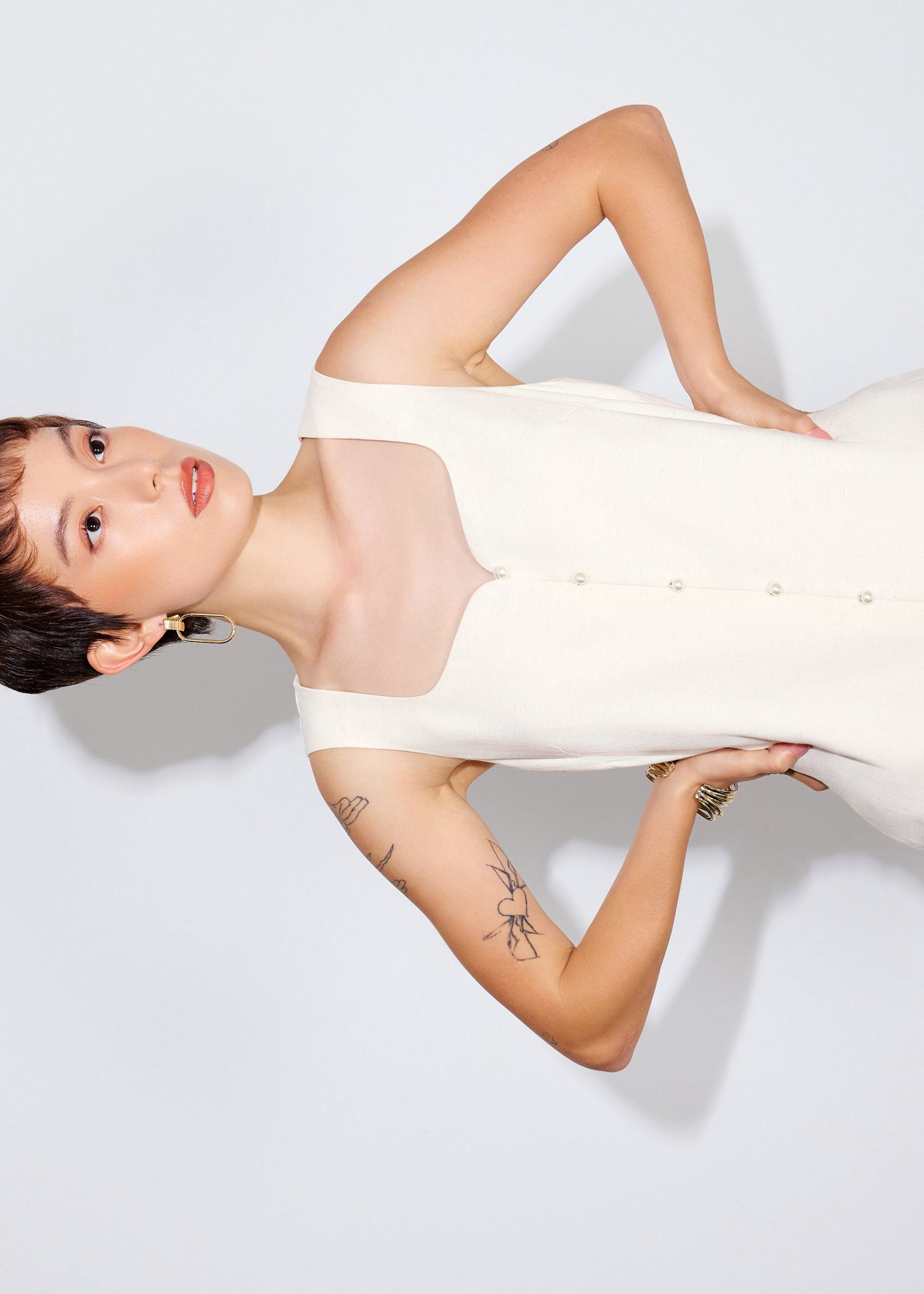 Textured Sweetheart Shift Mini Dress - Image 4