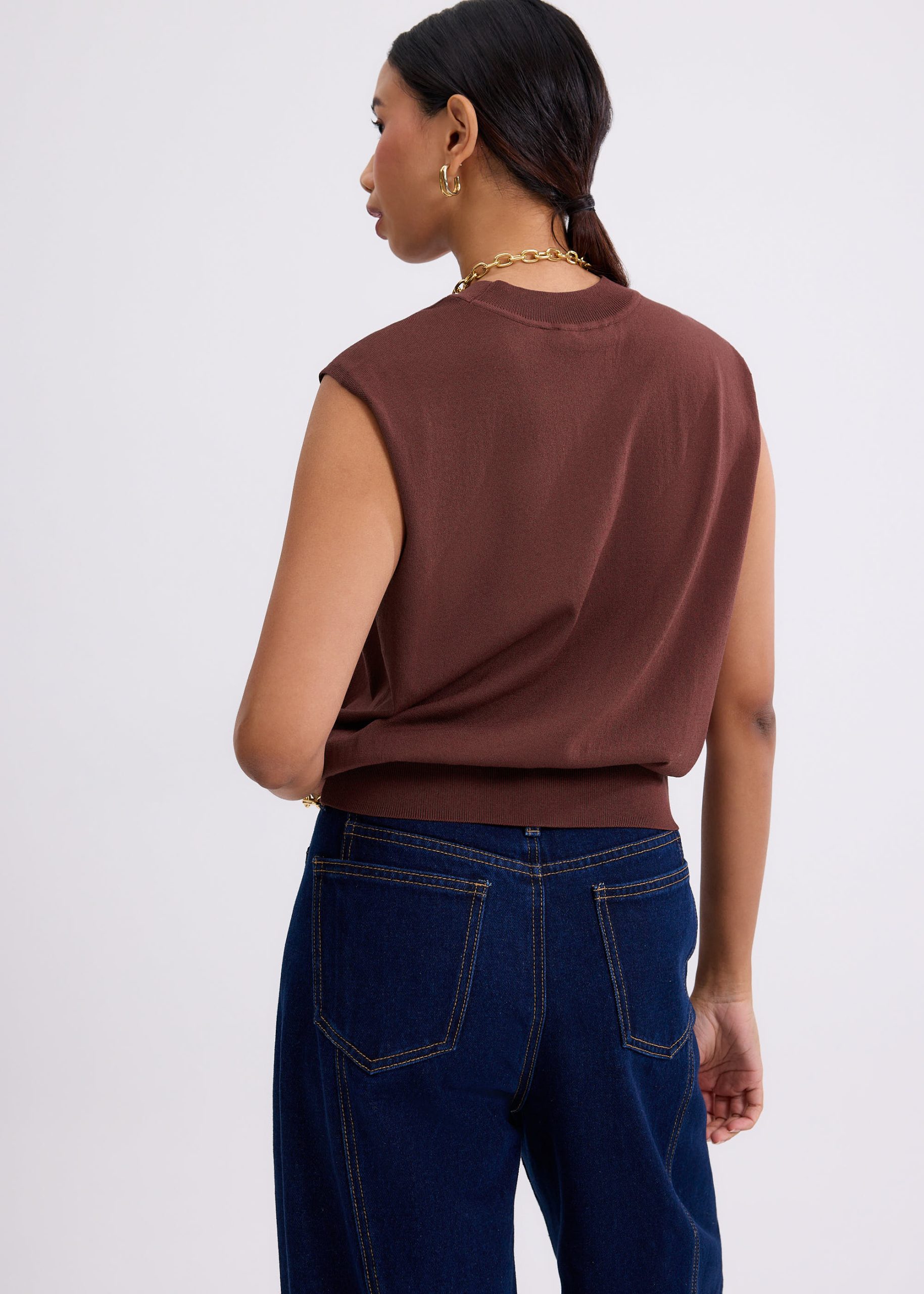 Gracie Knit Round Neck Tank Top - Image 15