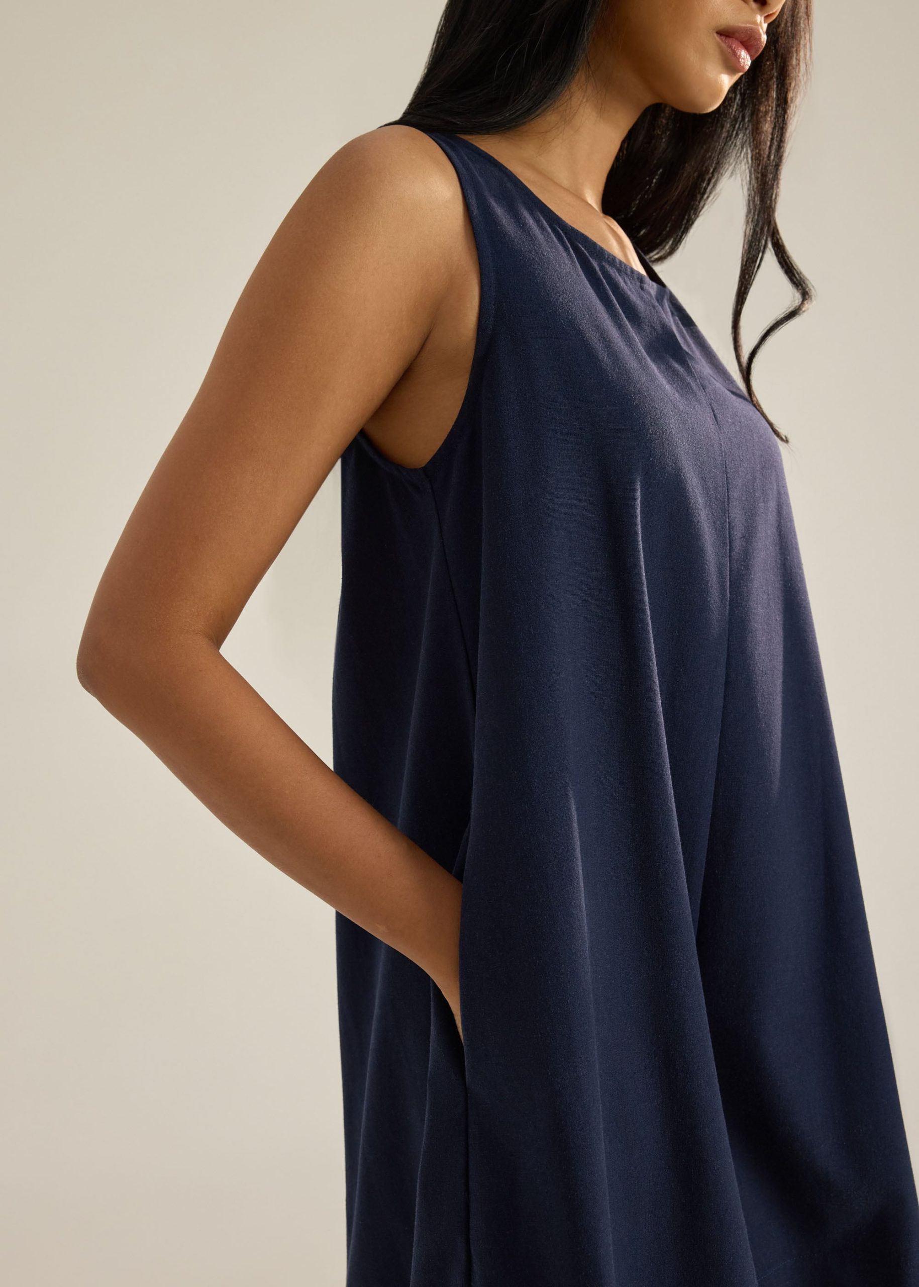 Back Tie A-Line Romper - Image 8