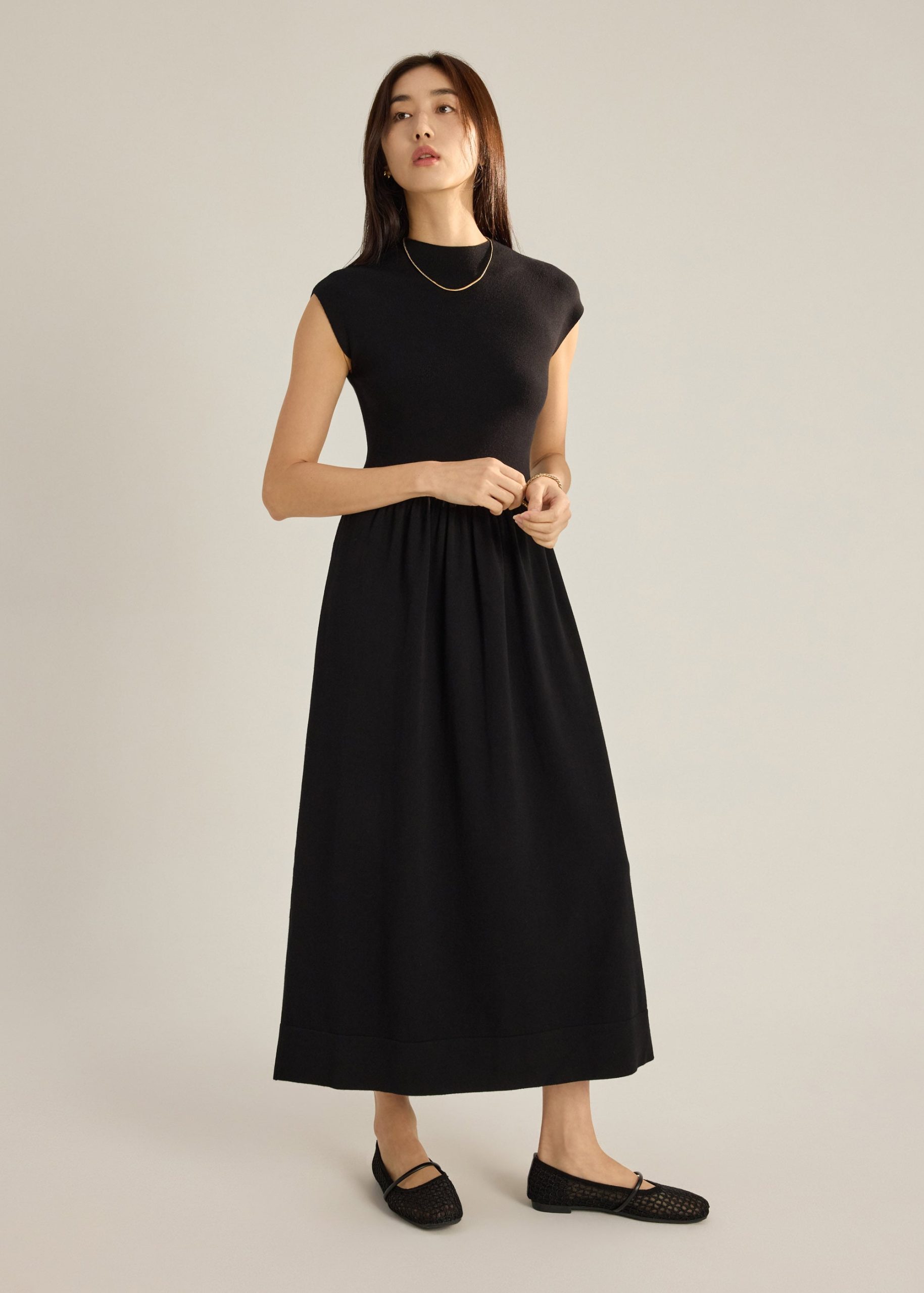 Huan Knit Fit & Flare Dress - Image 6