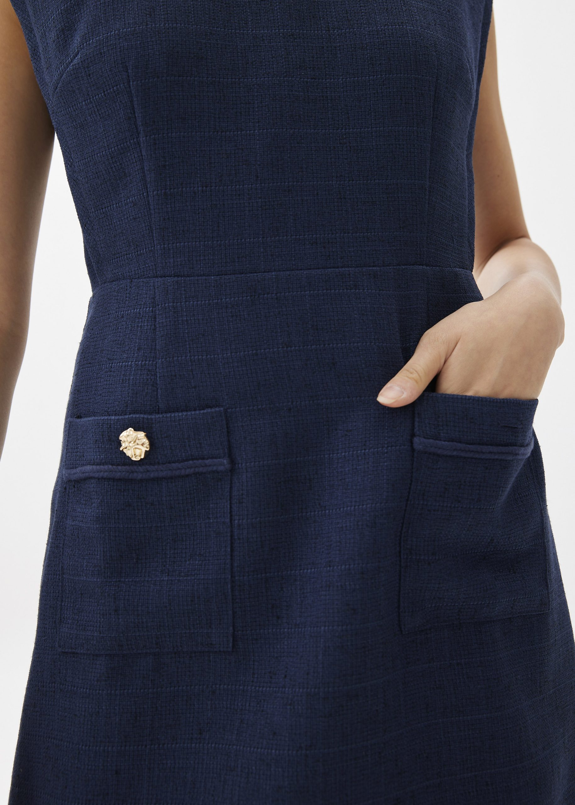 Aria Tweed A-line Mini Dress - Image 20