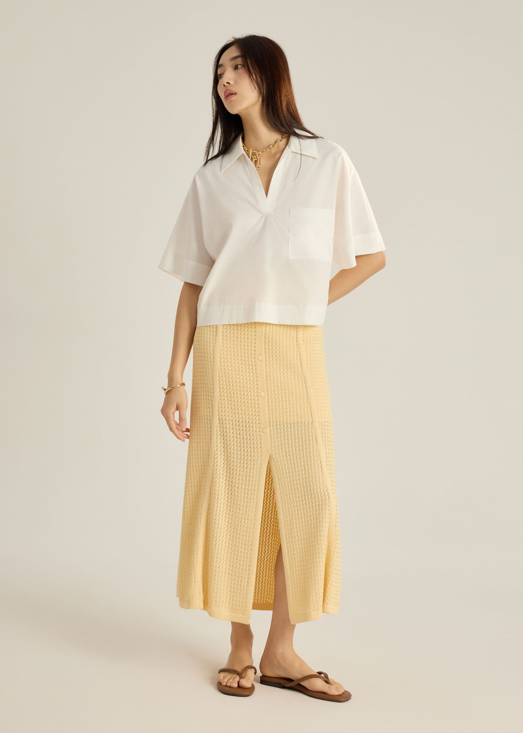 Maggie Cotton Relaxed Shirt - Image 2