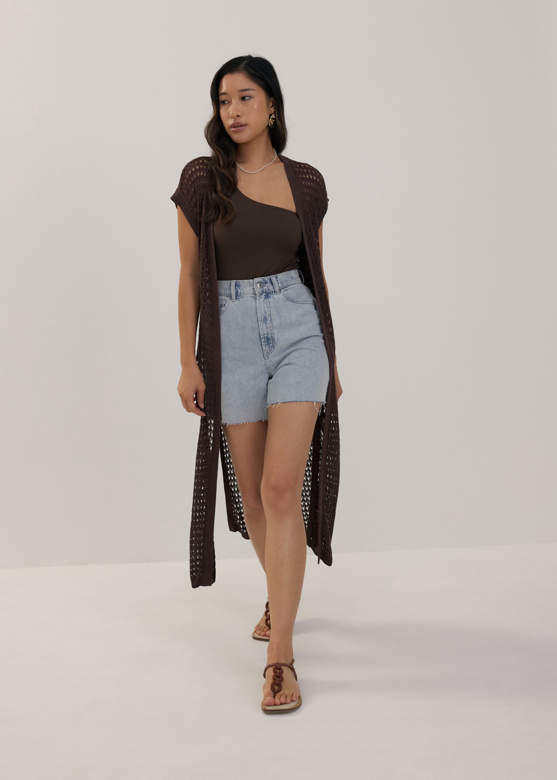 Openwork Knit Multi-way Midaxi Dress - Image 9