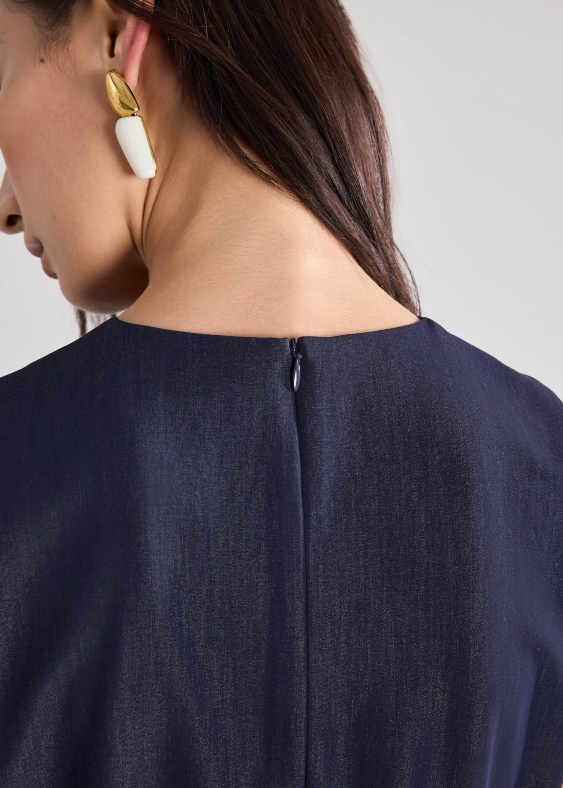 Anitra Chambray Shift Dress - Image 6