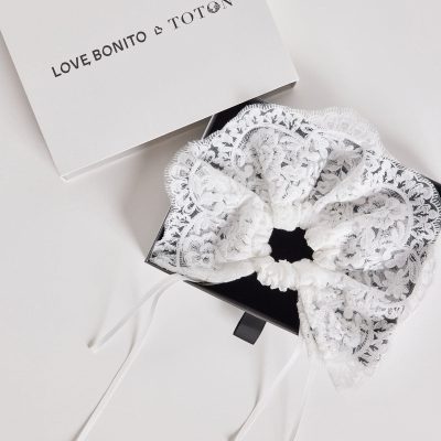 Love, Bonito x TOTON Lace Scrunchie