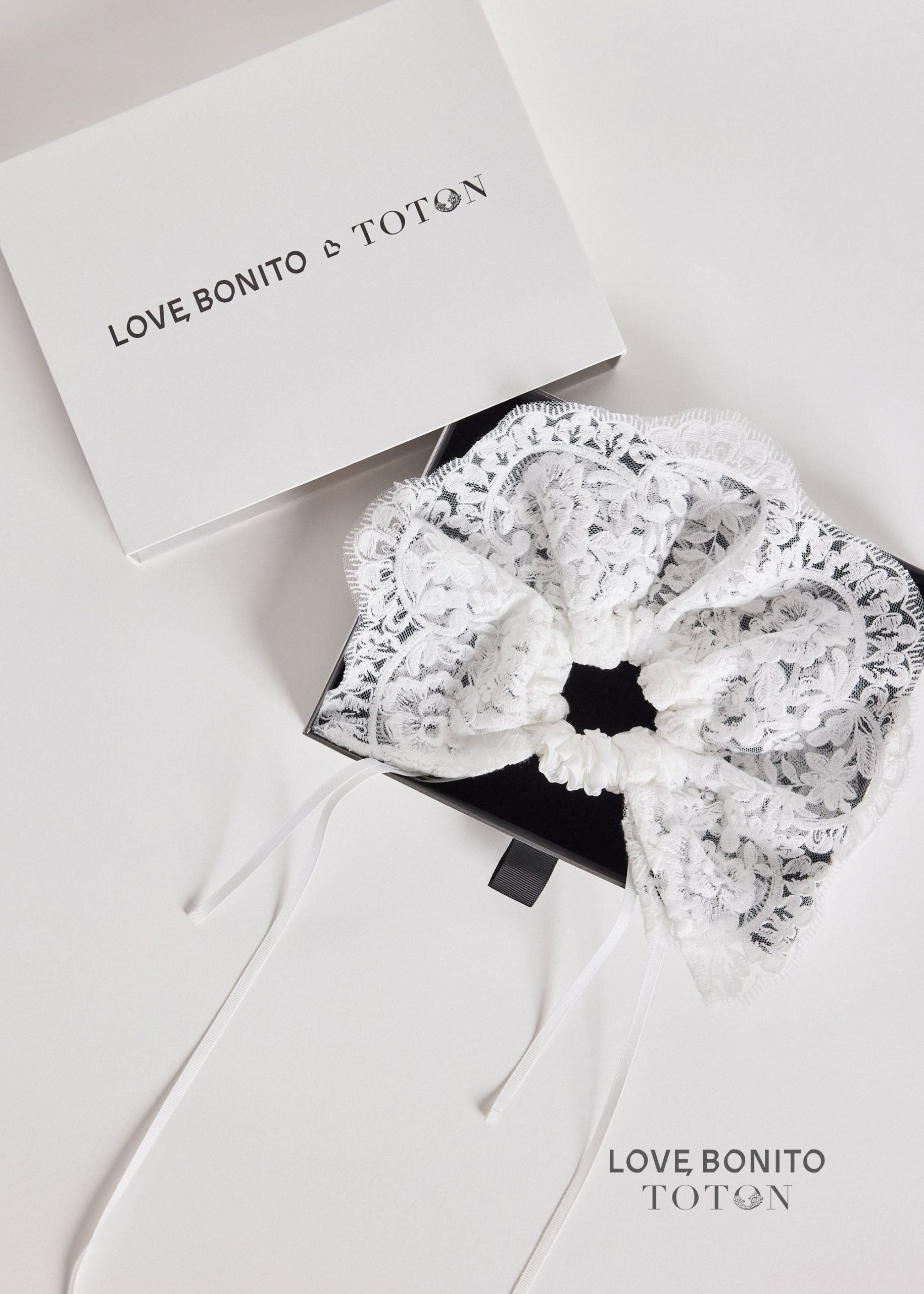 Love, Bonito x TOTON Lace Scrunchie
