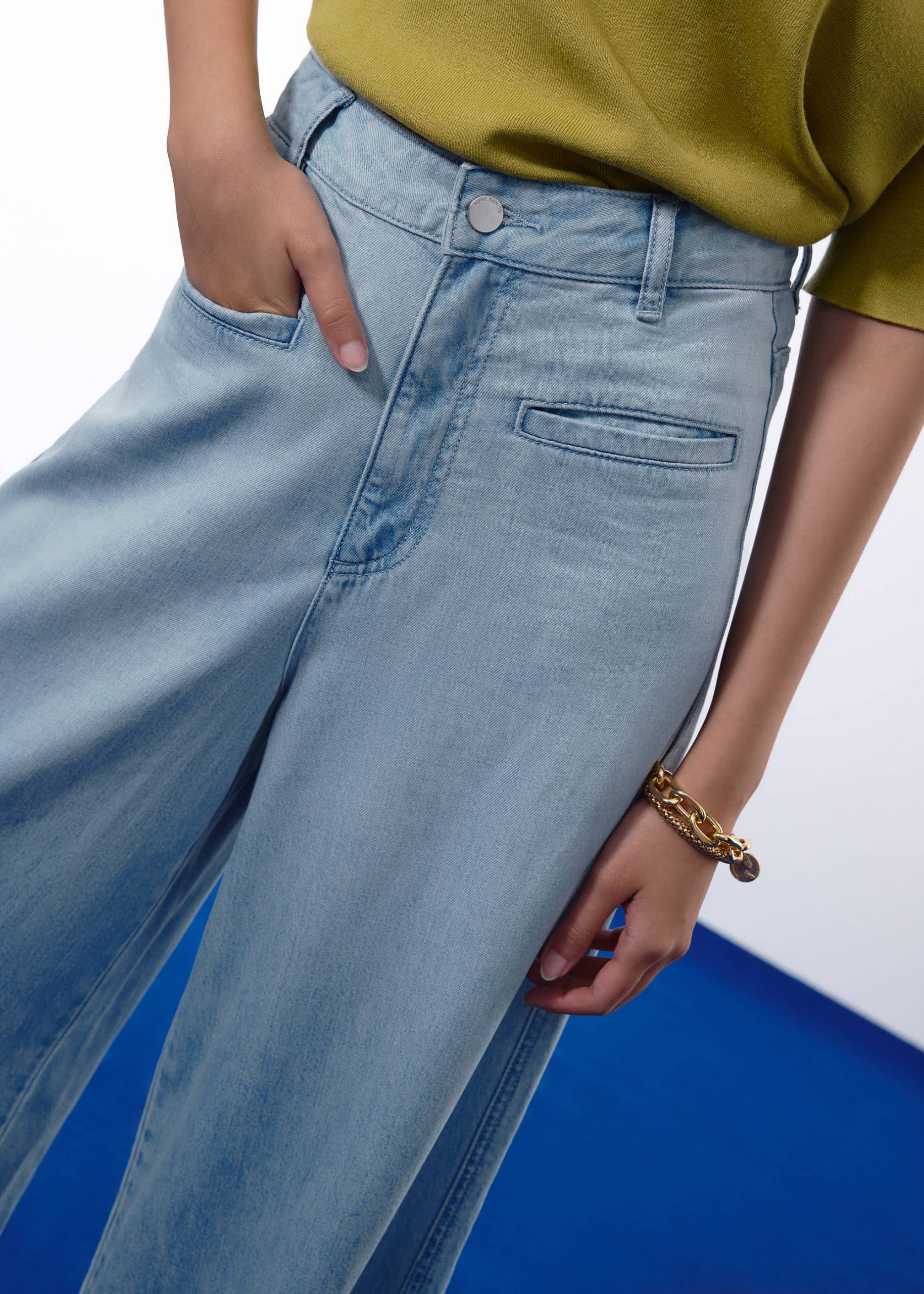 Leggy??Denim High Waist Wide Leg Jeans - Image 9