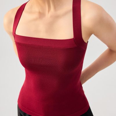 Tola Knit Cross Back Tank Top