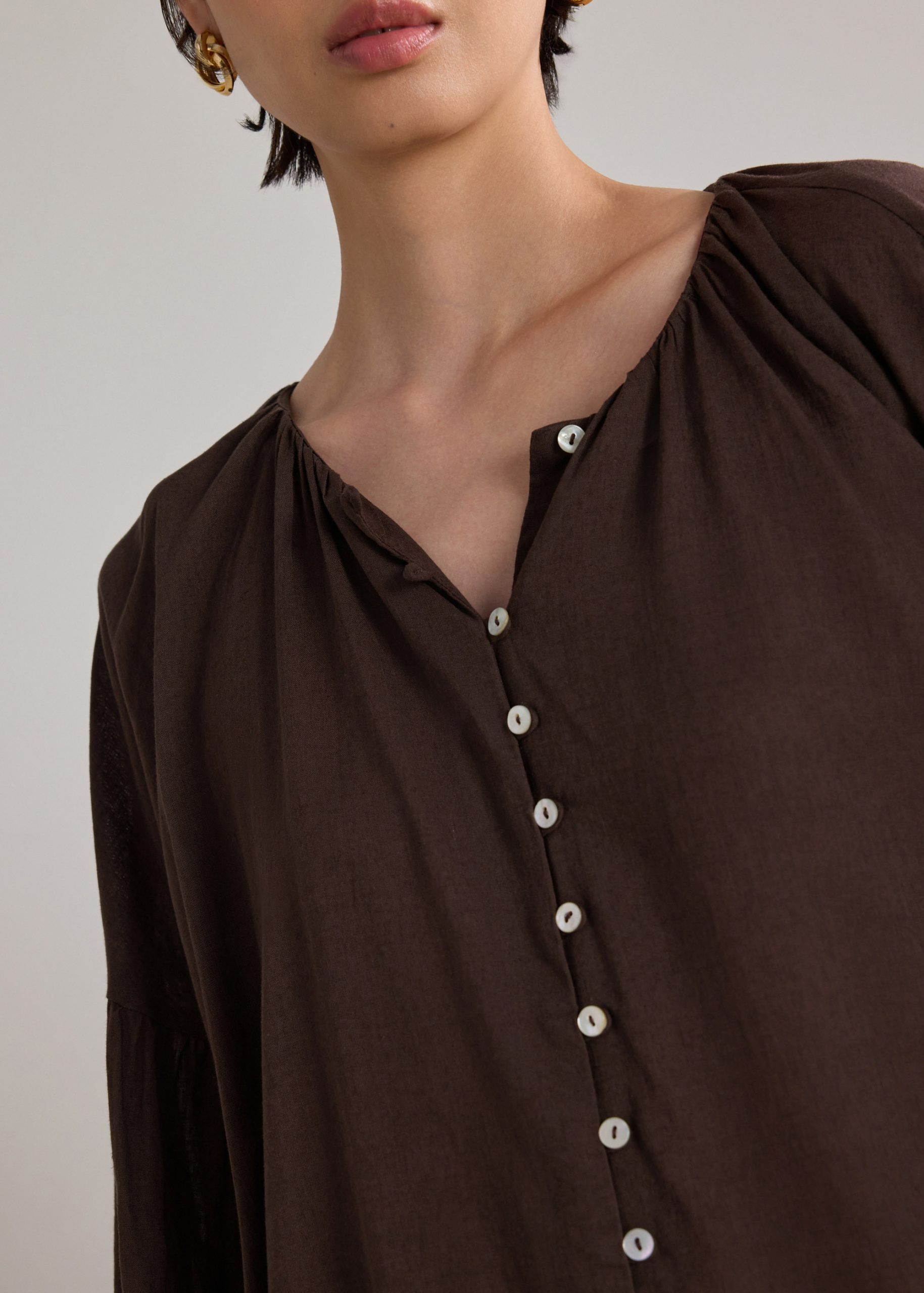 Relaxed Poet Sleeve Blouse - Image 6