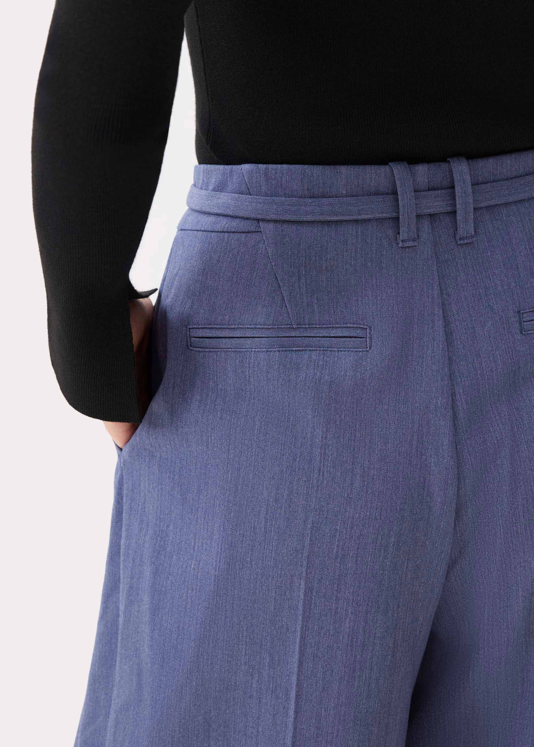 Leggy??Mayumi Elastic Pleated Wide Leg Pants - Image 15