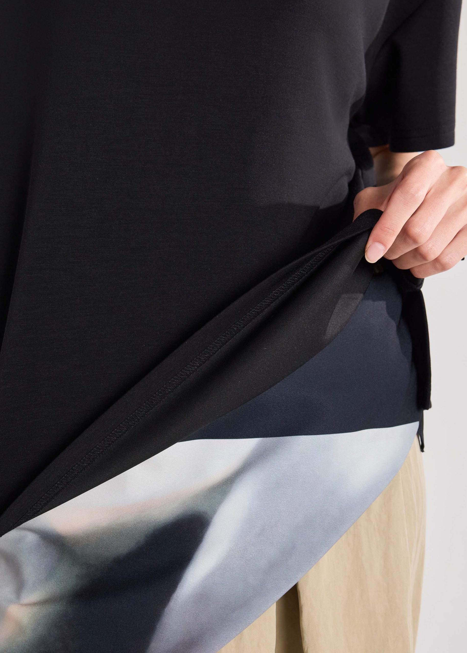 Relaxed Neoprene Tee - Image 6