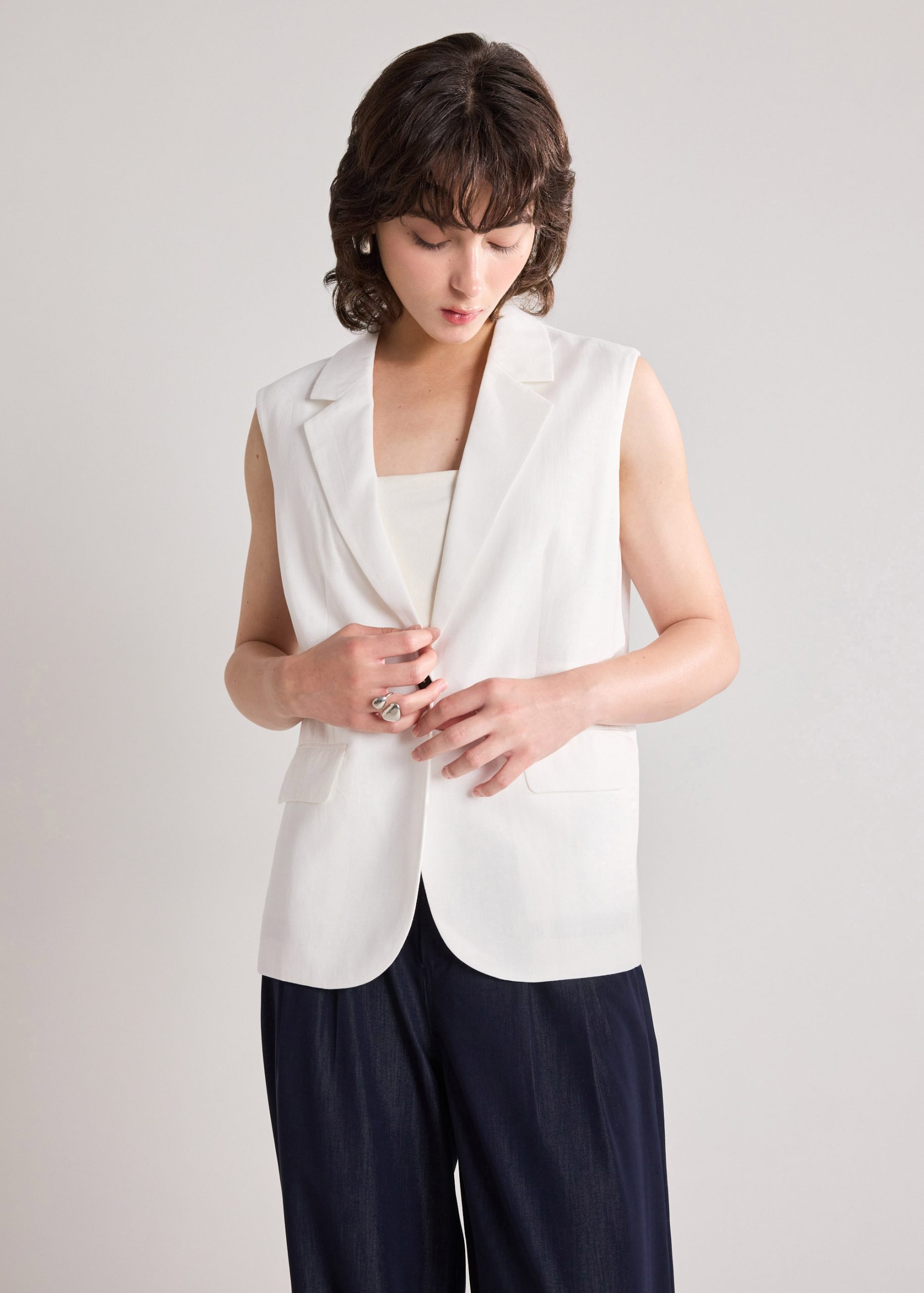 Premium Linen Vest - Image 10